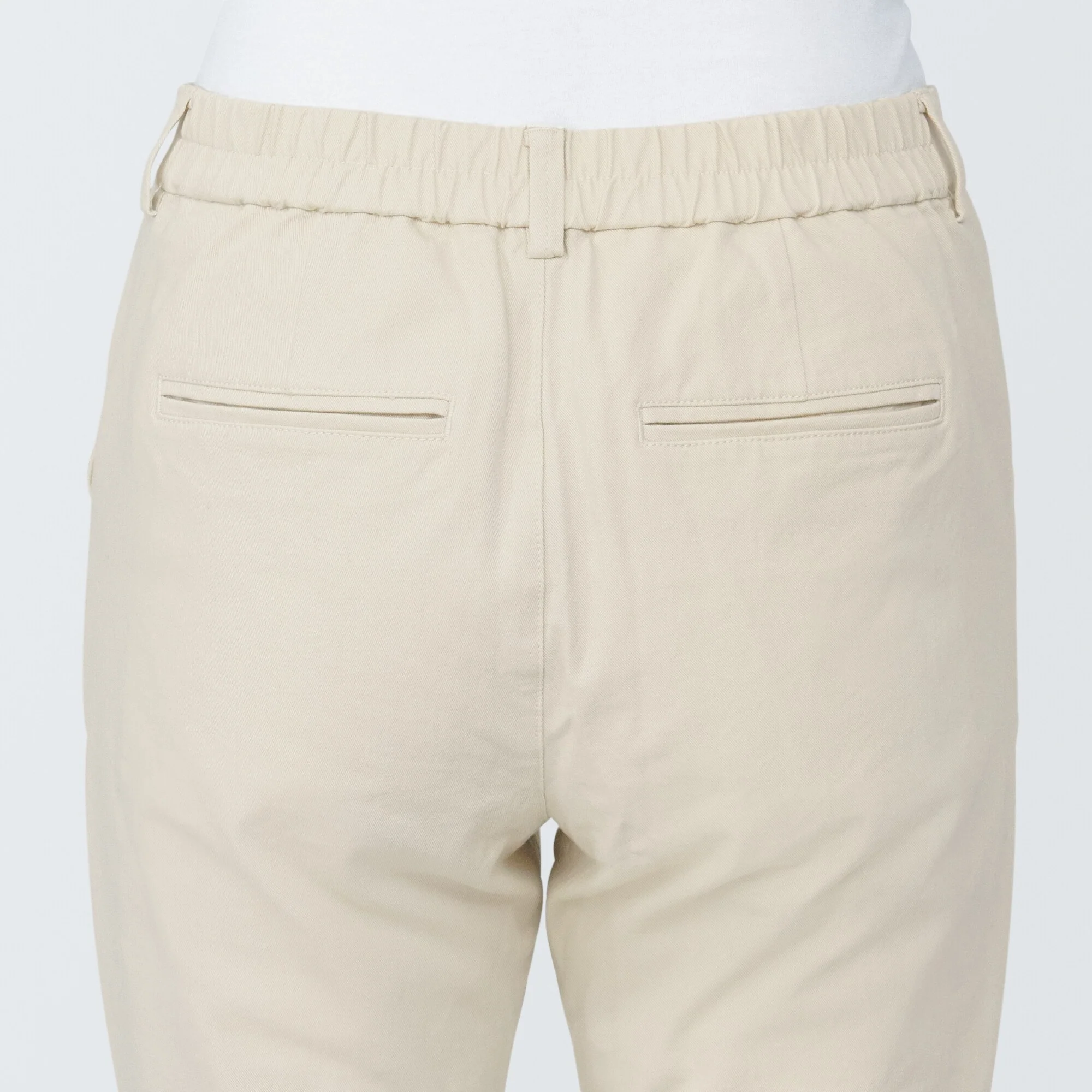 Women's 4-Way Stretch Chino Slim Tapered Pants (L 32inch / 80cm) - Image 48