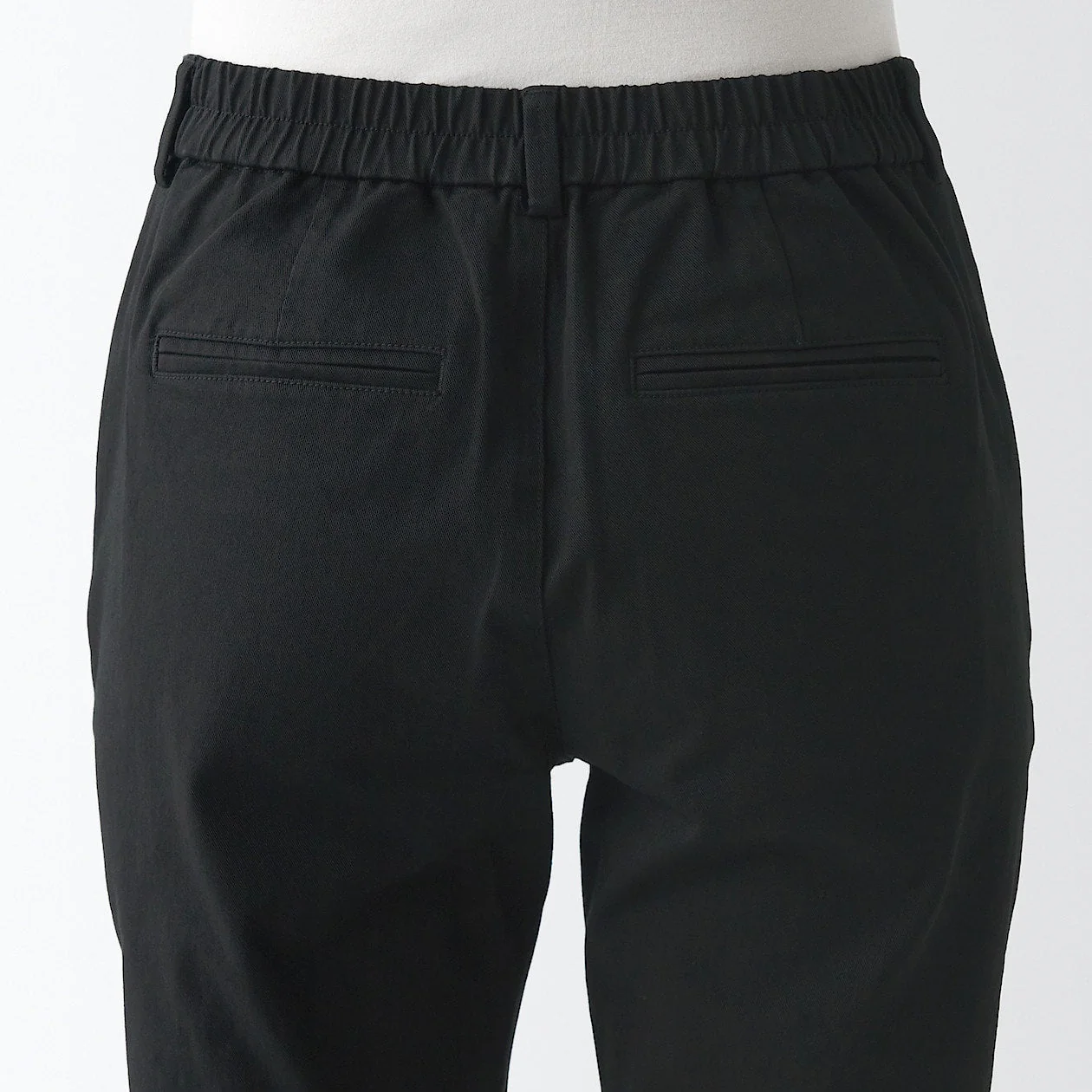 Women's 4-Way Stretch Chino Slim Tapered Pants (L 32inch / 80cm) - Image 8