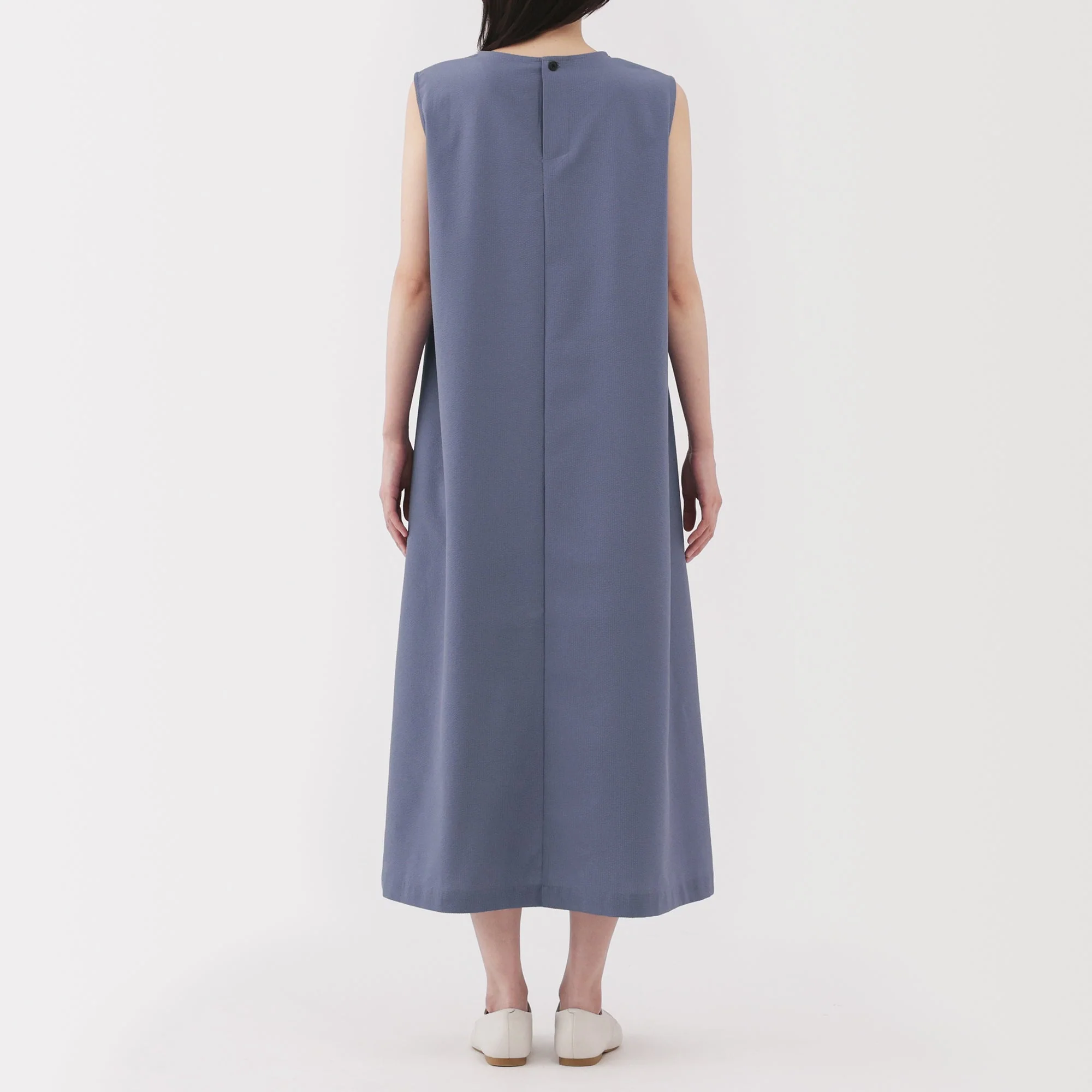 Women's Breathable Seersucker Sleeveless Dress - Image 16