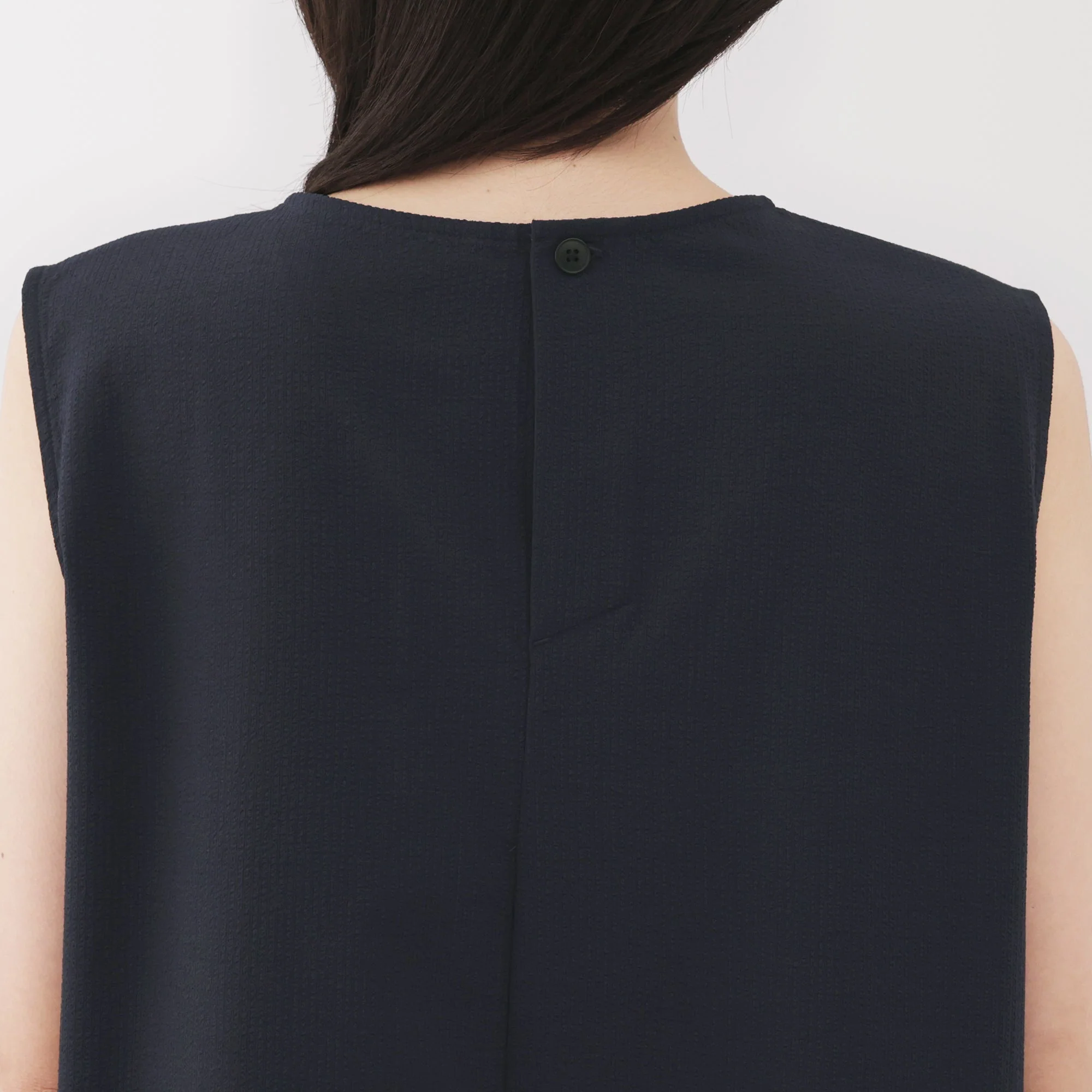 Women's Breathable Seersucker Sleeveless Dress - Image 8
