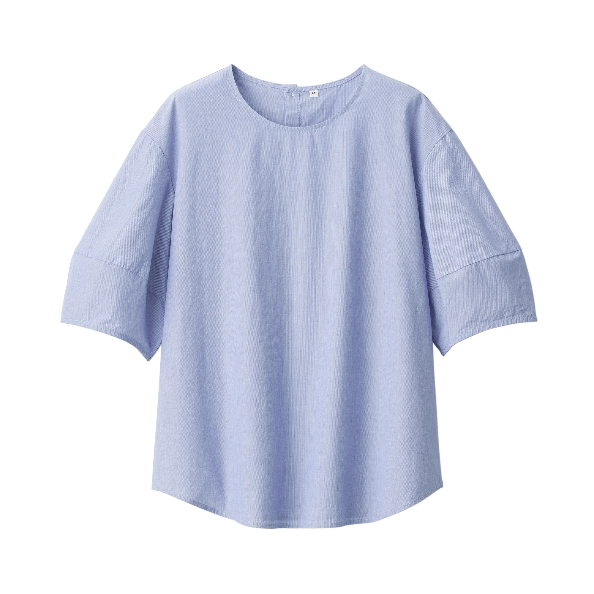 Women's Cool Touch Broadcloth Short Sleeve Striped Blouse - Image 12