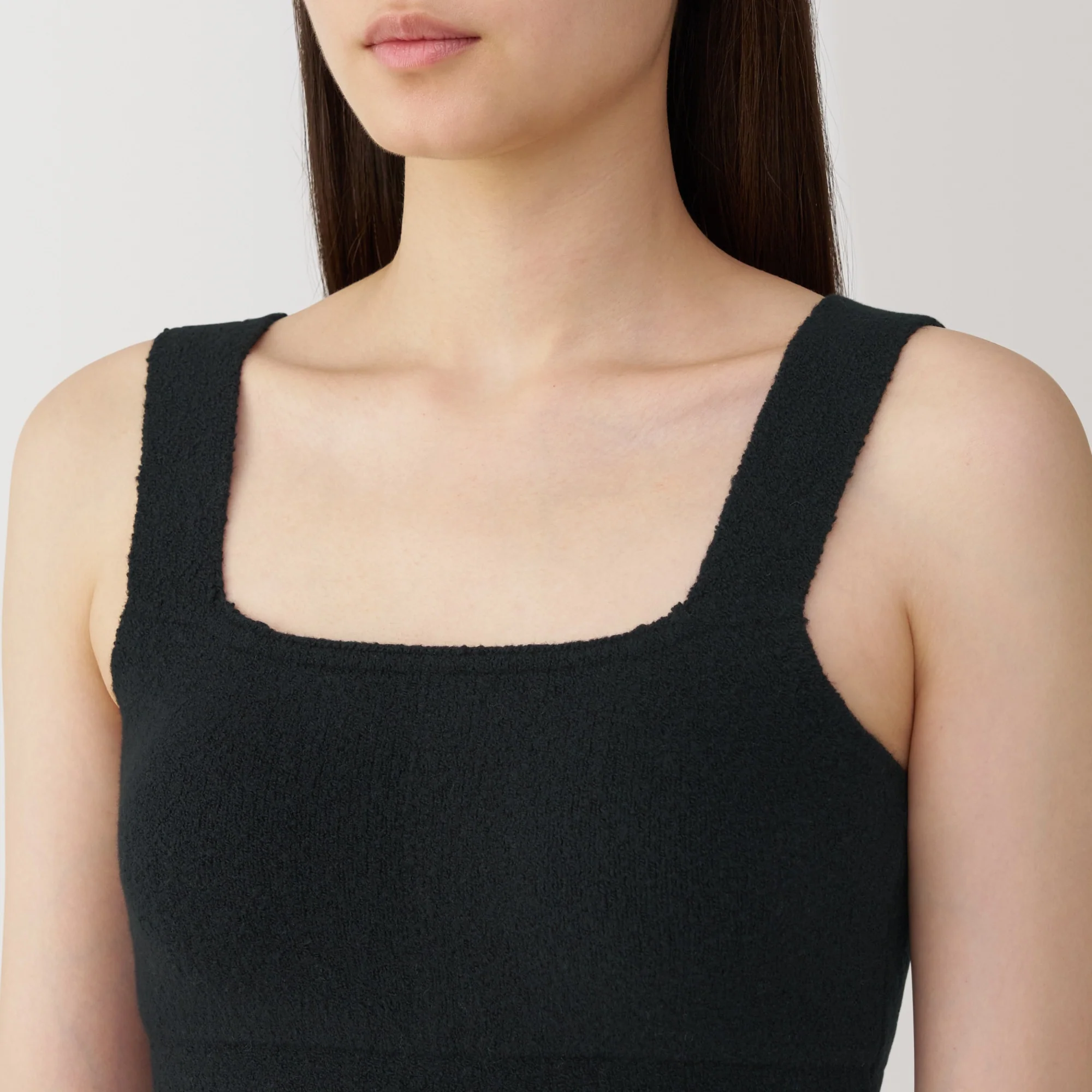 Women's Cotton Blend Cozy Knit Bra Tank Top - Image 15