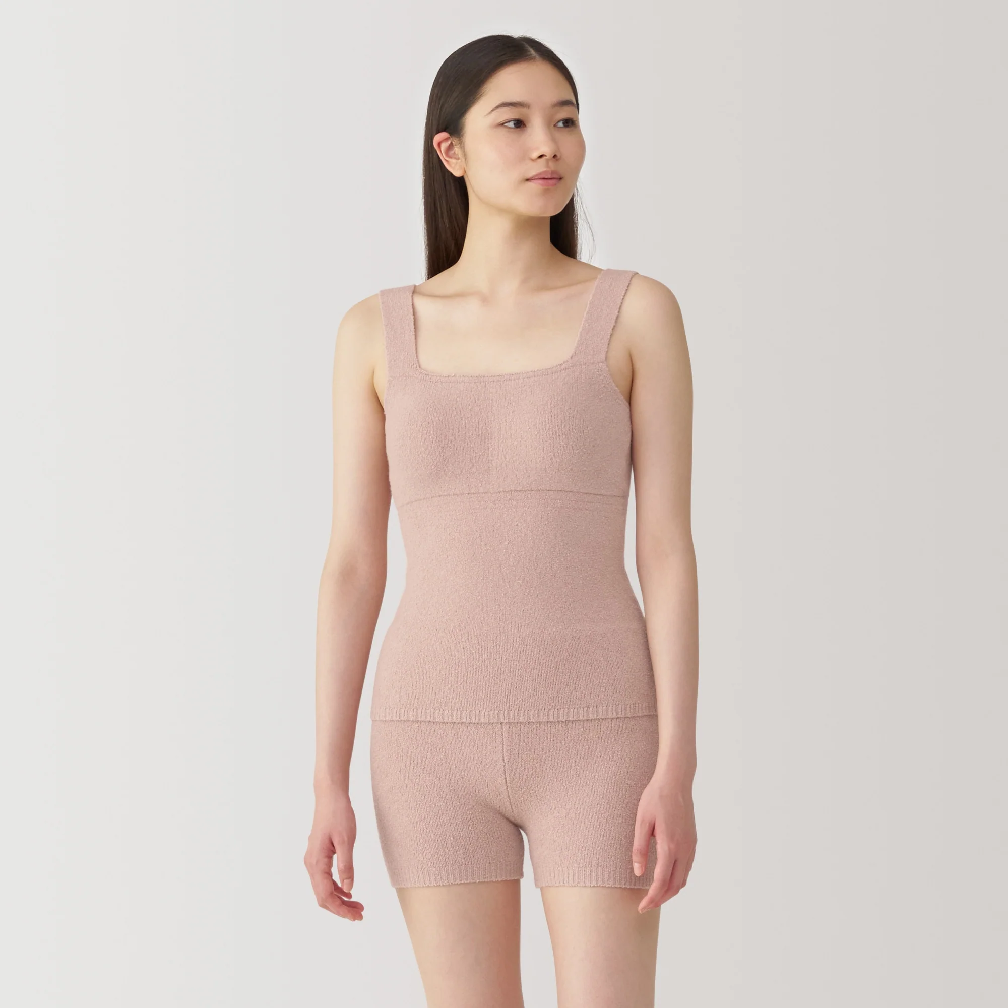 Women's Cotton Blend Cozy Knit Bra Tank Top - Image 3