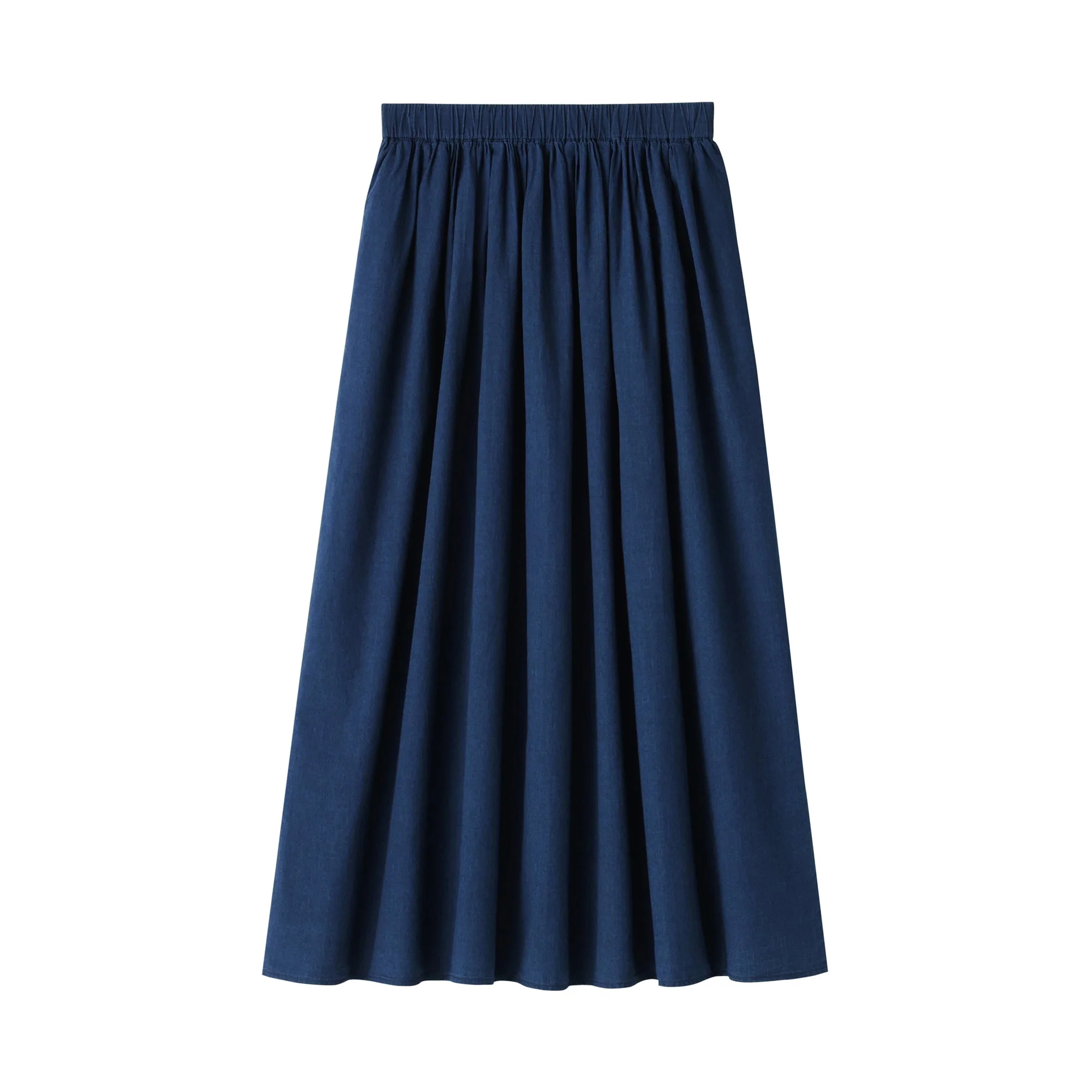 Women's Cotton Voile Gather Maxi-Skirt - Image 2