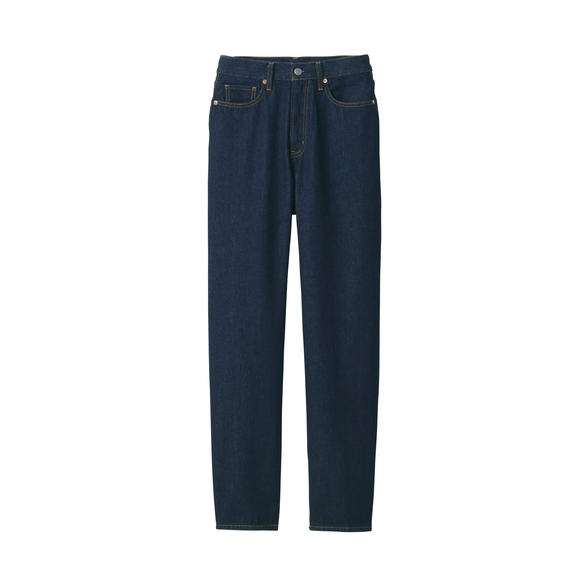 Women's Denim Regular Pants Dark Navy (L 30inch / 77cm) - Image 3