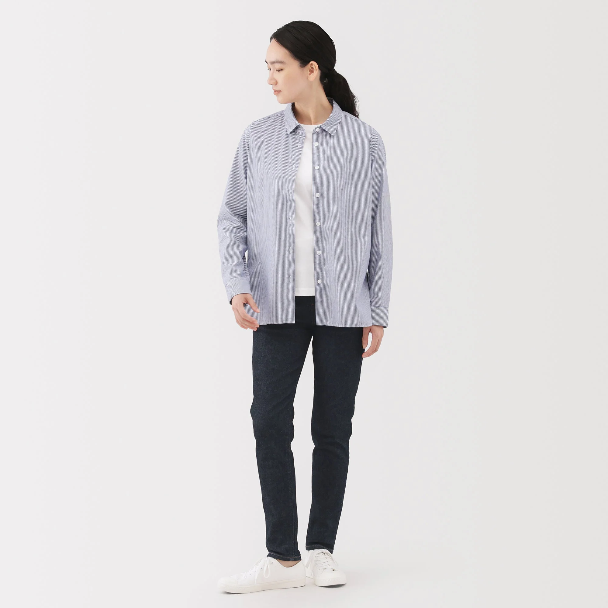 Women's Denim Slim Straight Pants - Image 13