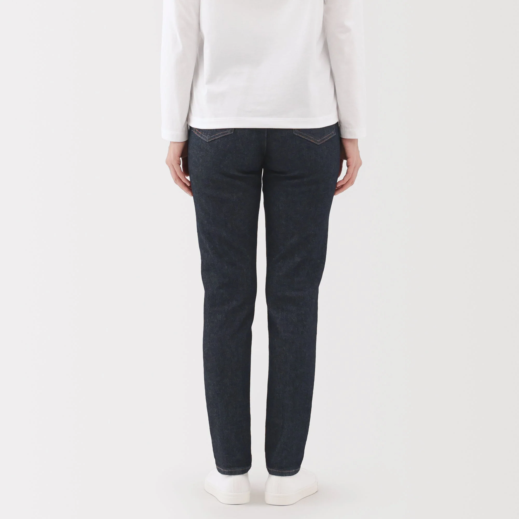 Women's Denim Slim Straight Pants - Image 15