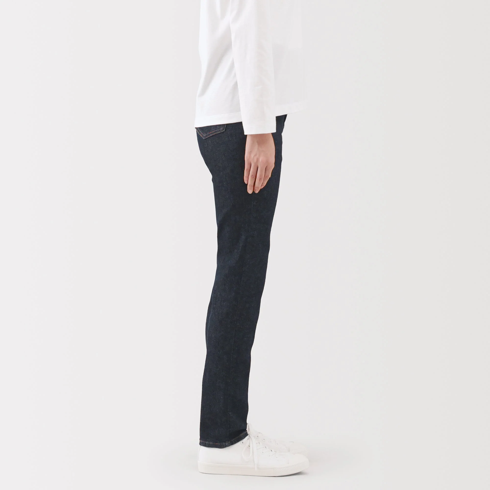 Women's Denim Slim Straight Pants - Image 5
