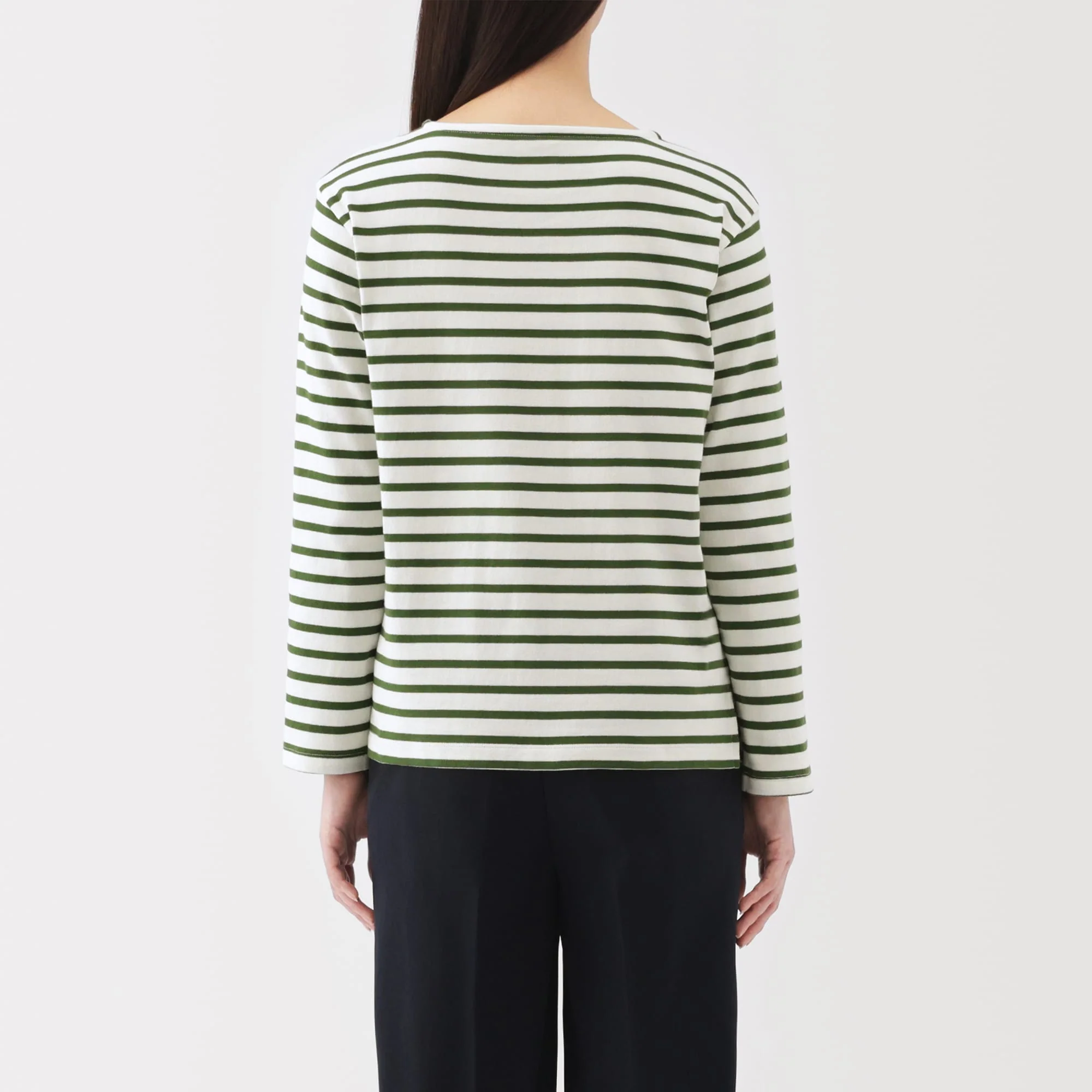 Heavyweight Cotton Boatneck T-Shirt - Image 22