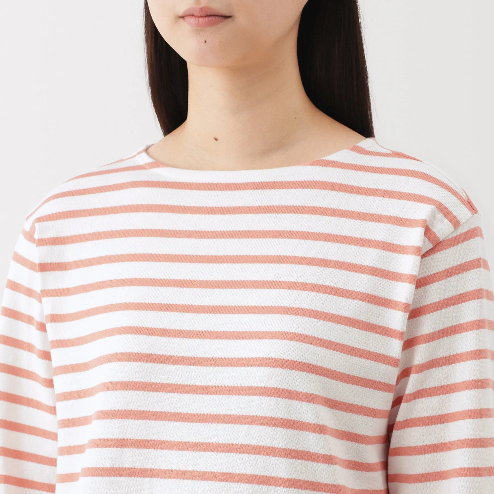 Heavyweight Cotton Boatneck T-Shirt - Image 31