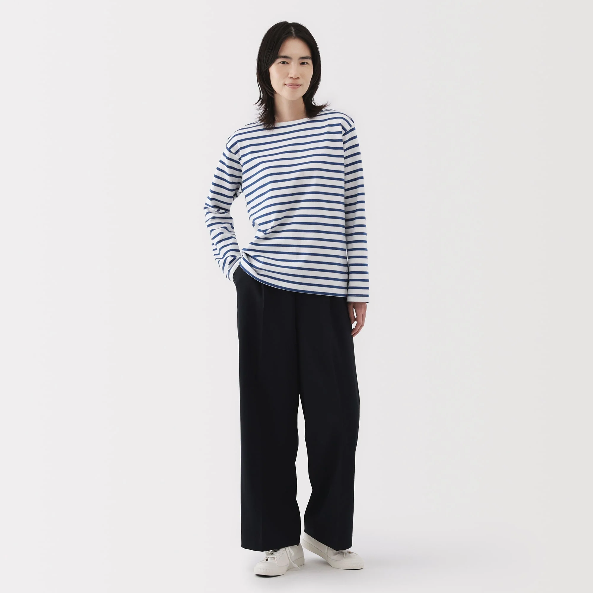 Heavyweight Cotton Boatneck T-Shirt - Image 36