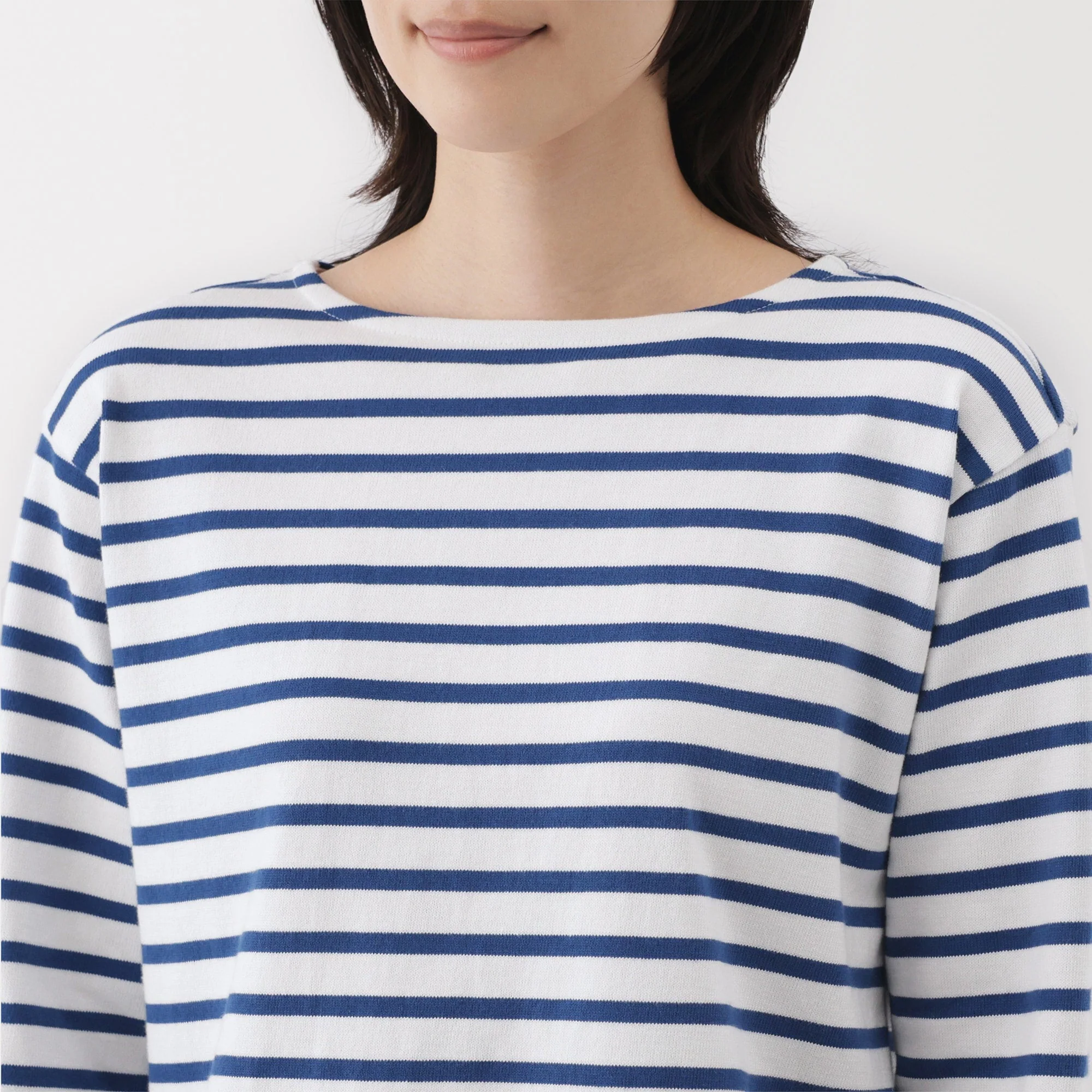 Heavyweight Cotton Boatneck T-Shirt - Image 39