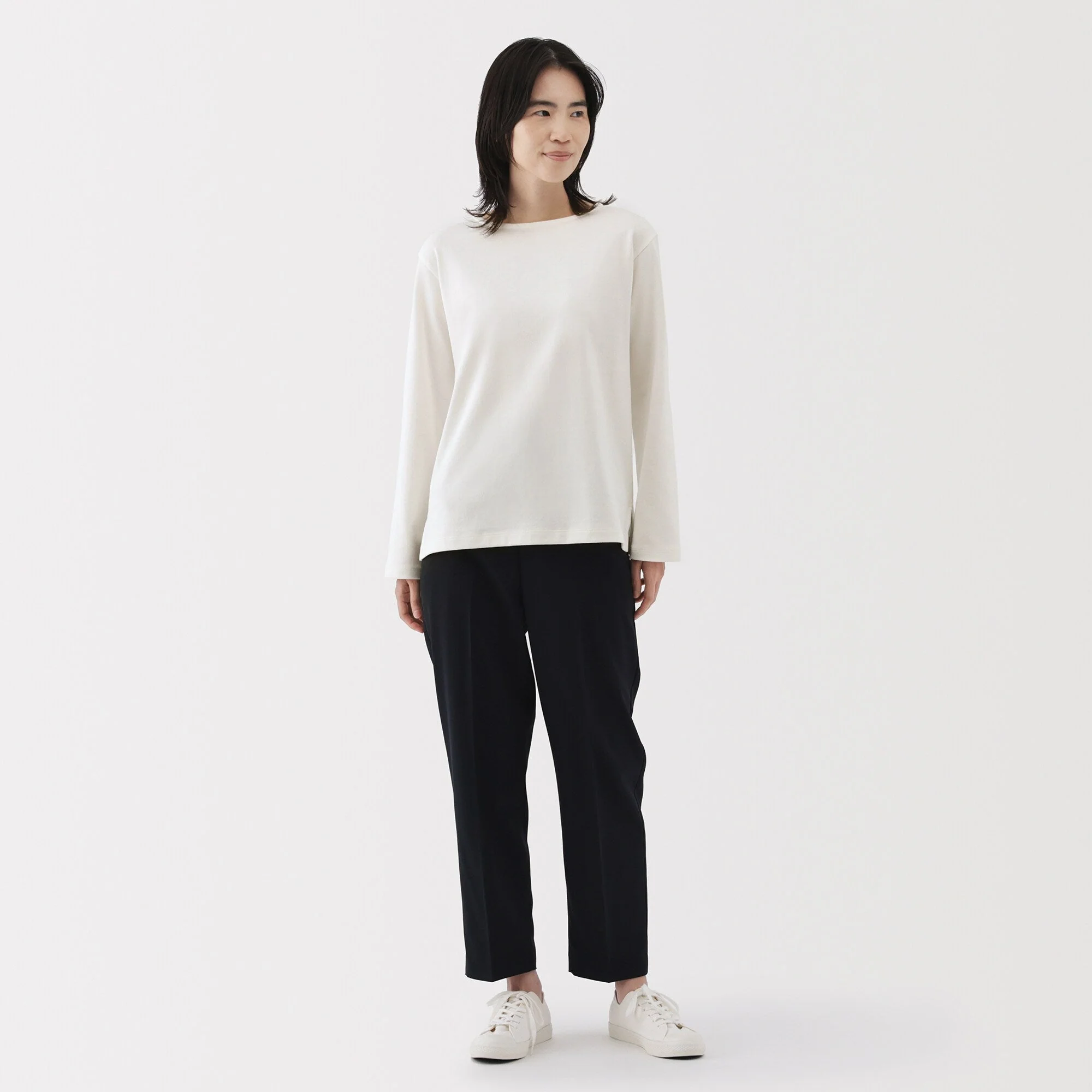 Heavyweight Cotton Boatneck T-Shirt - Image 4