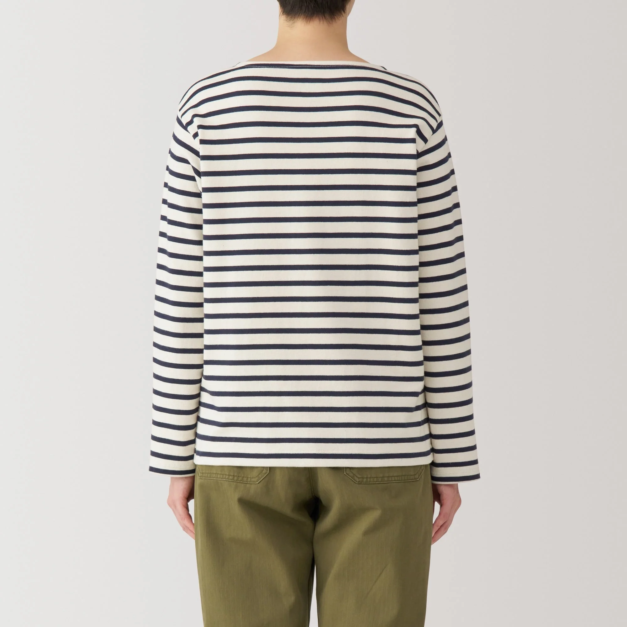 Heavyweight Cotton Boatneck T-Shirt - Image 46