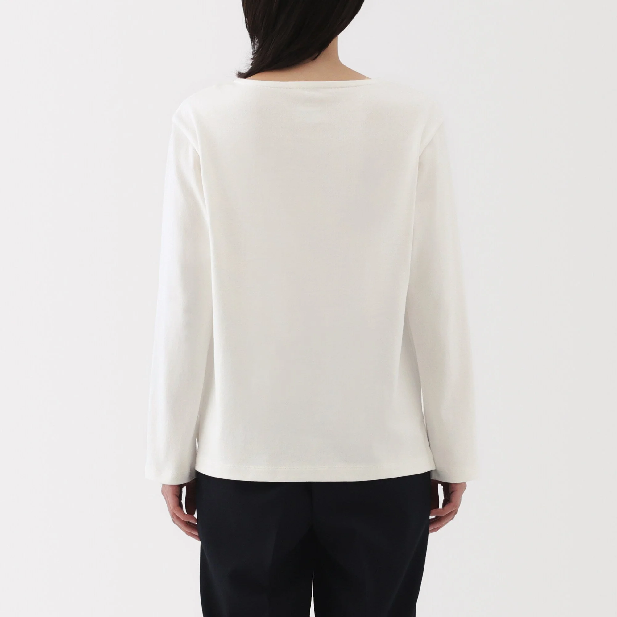 Heavyweight Cotton Boatneck T-Shirt - Image 6