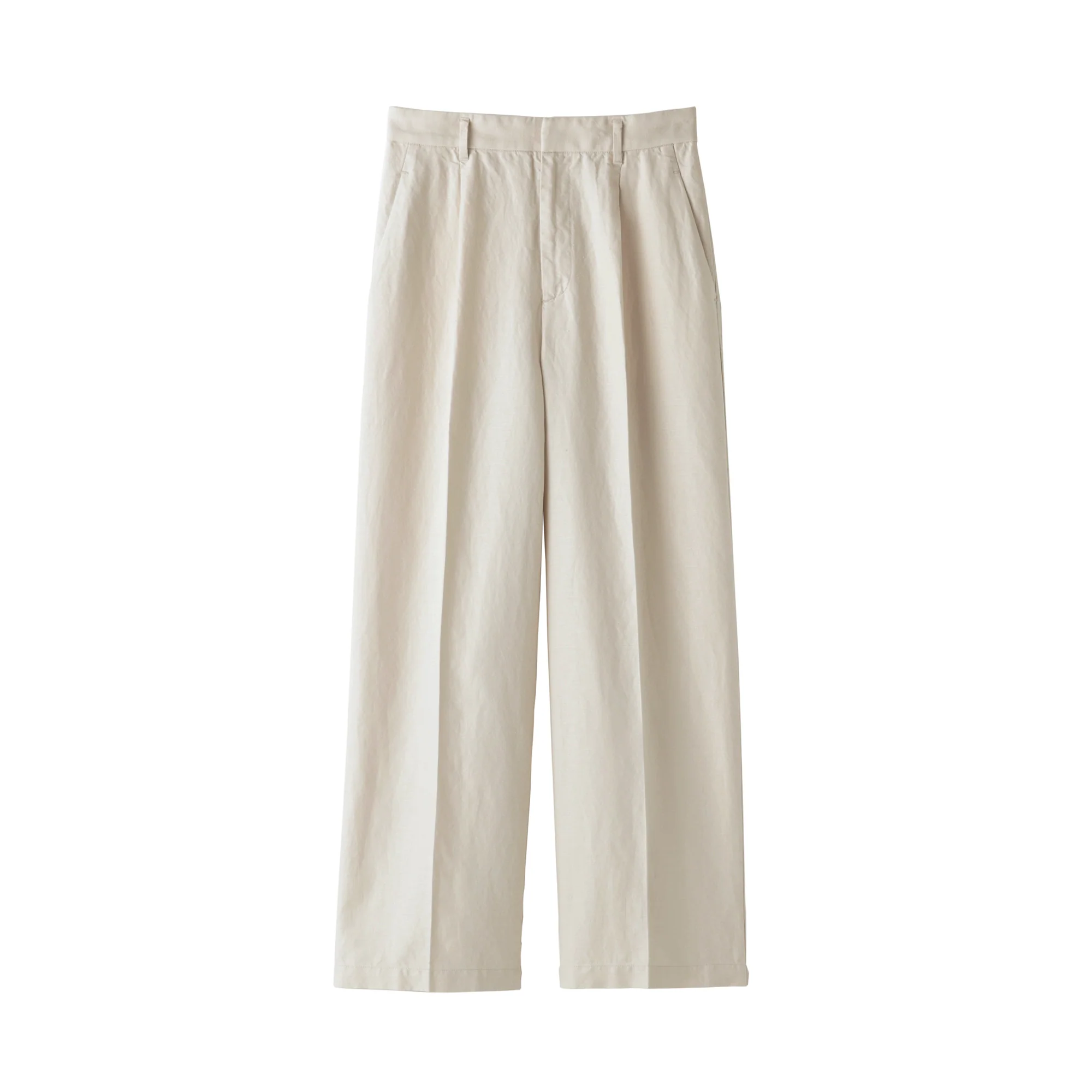 Women's Hemp Blend Twill Darted Wide Pants - Image 11