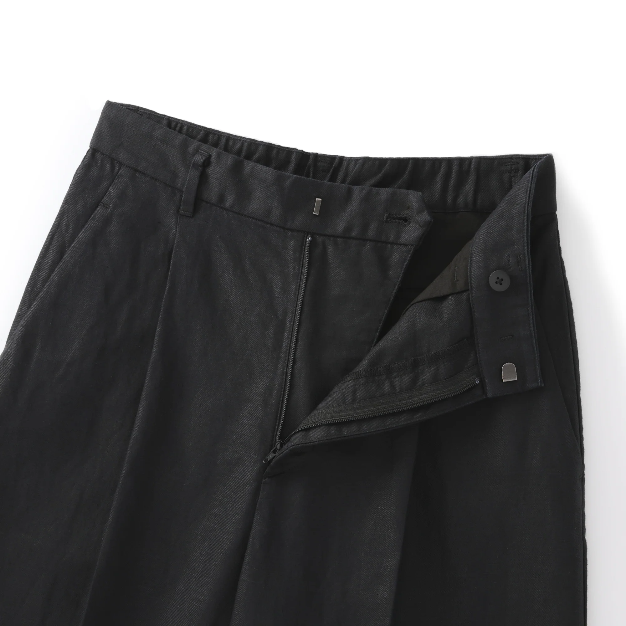 Women's Hemp Blend Twill Darted Wide Pants - Image 9