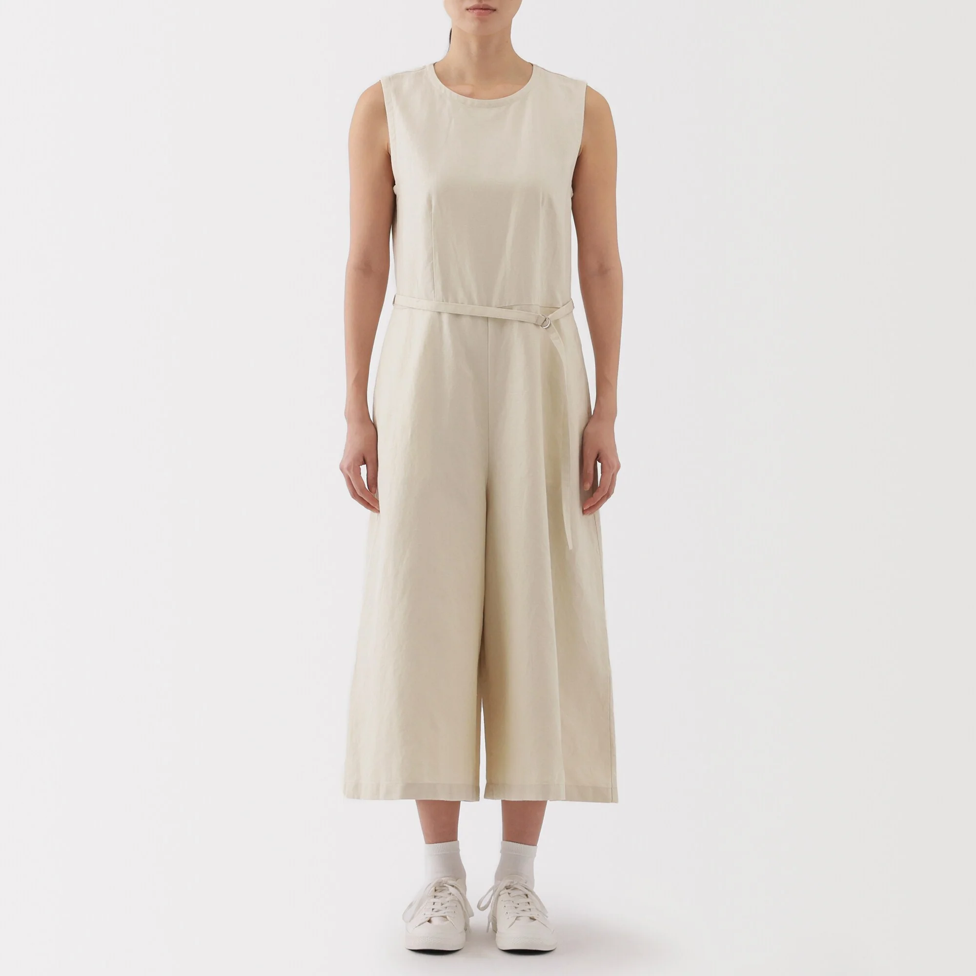 Women's Hemp Blend Twill Jumpsuit - Image 4