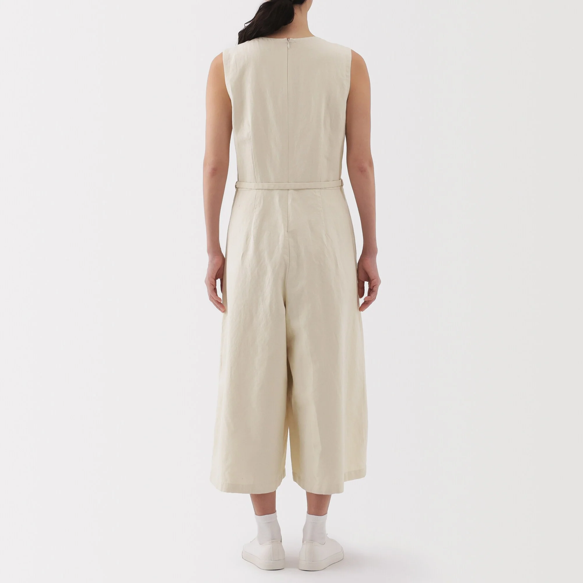 Women's Hemp Blend Twill Jumpsuit - Image 6