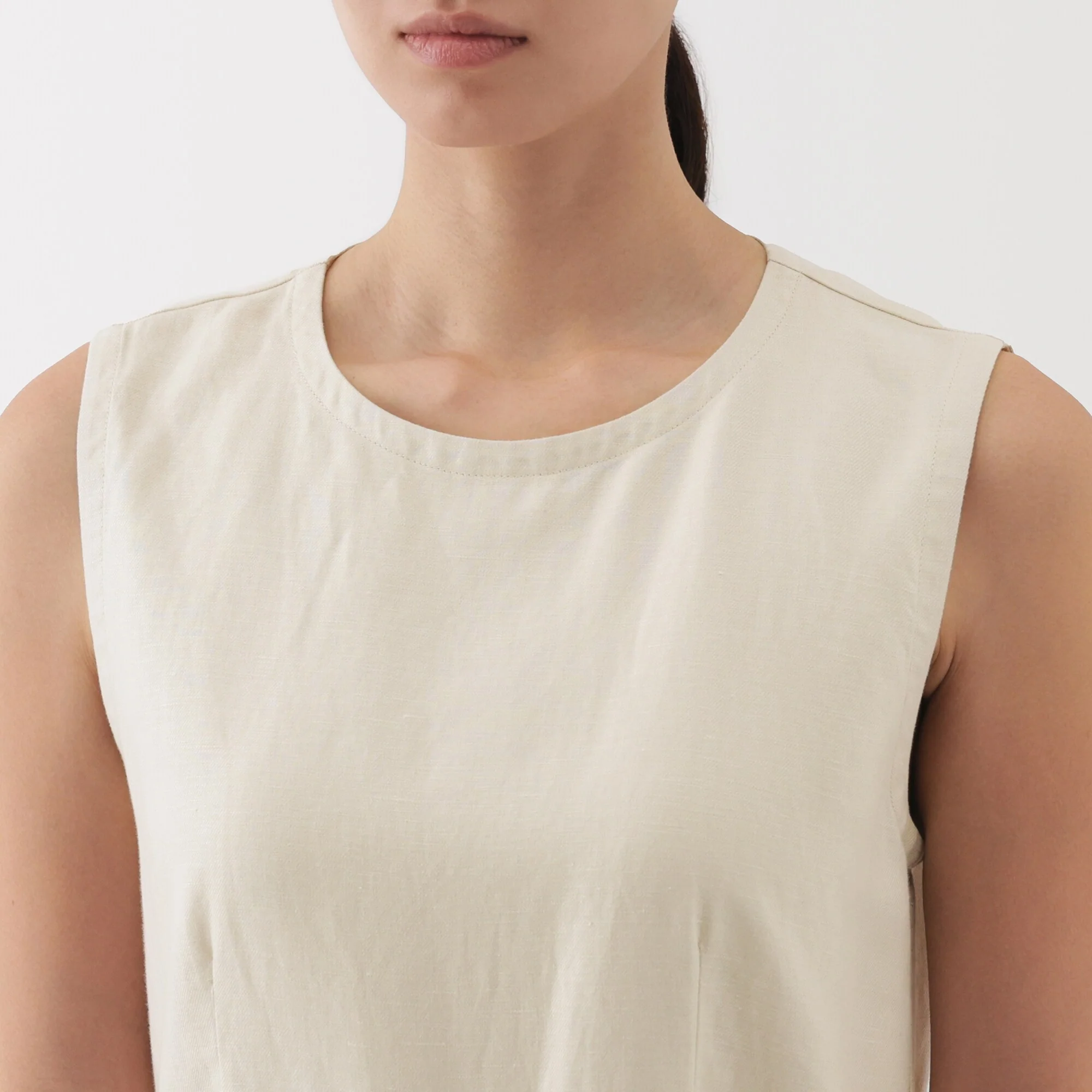 Women's Hemp Blend Twill Jumpsuit - Image 7