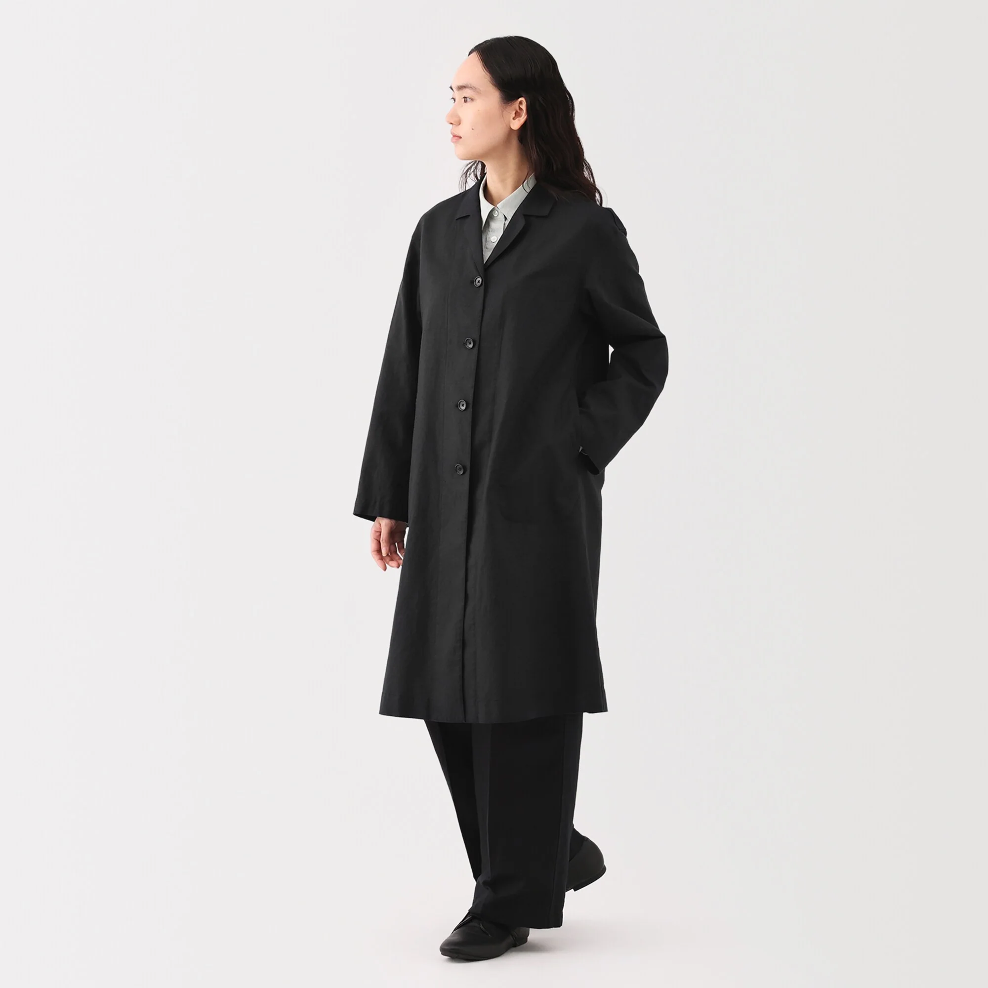 Women's Hemp Cotton Coat - Image 13