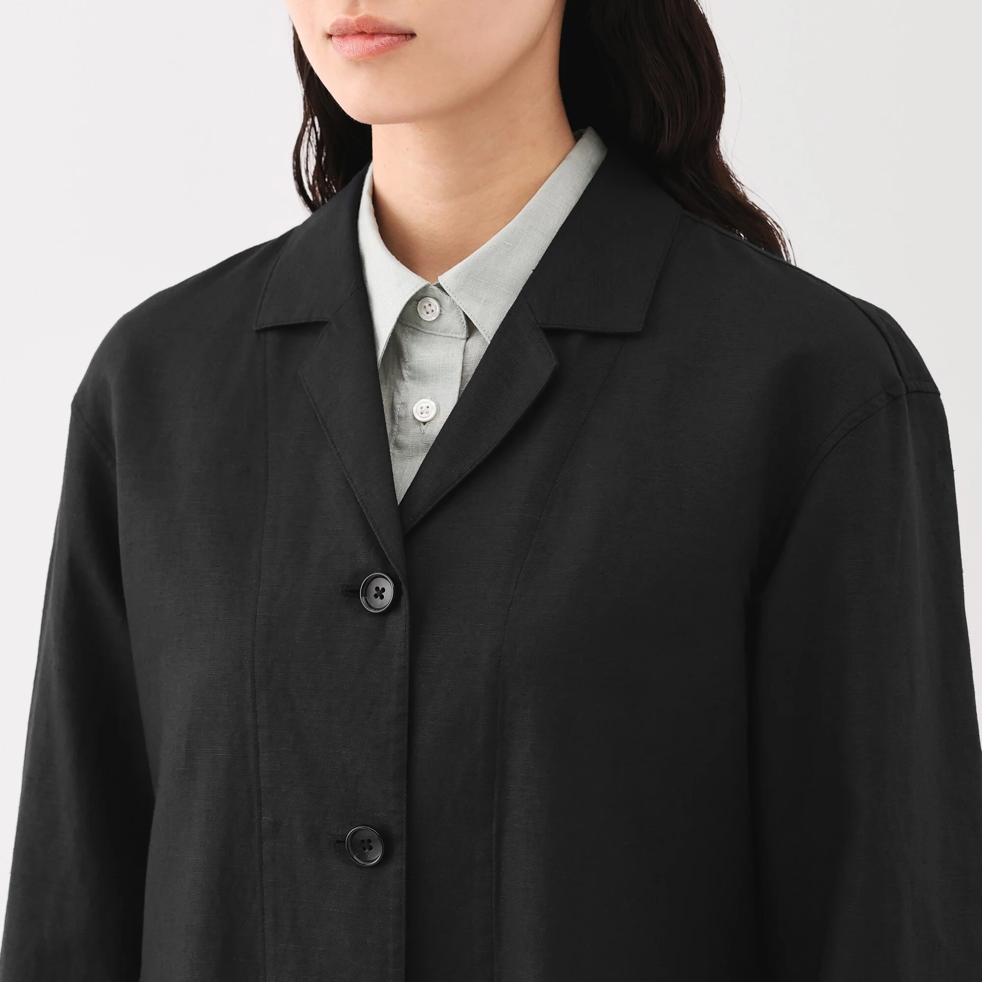 Women's Hemp Cotton Coat - Image 16