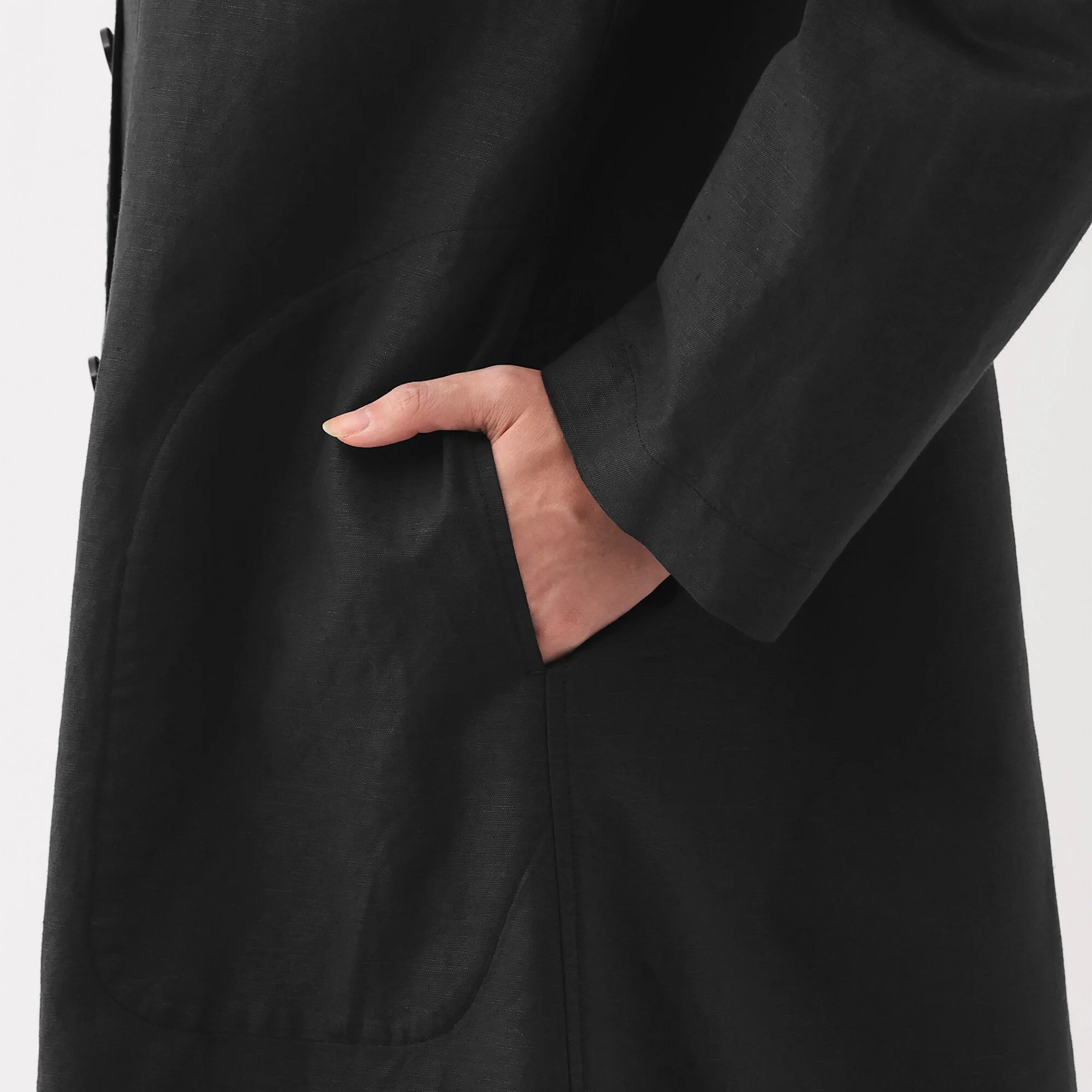 Women's Hemp Cotton Coat - Image 17