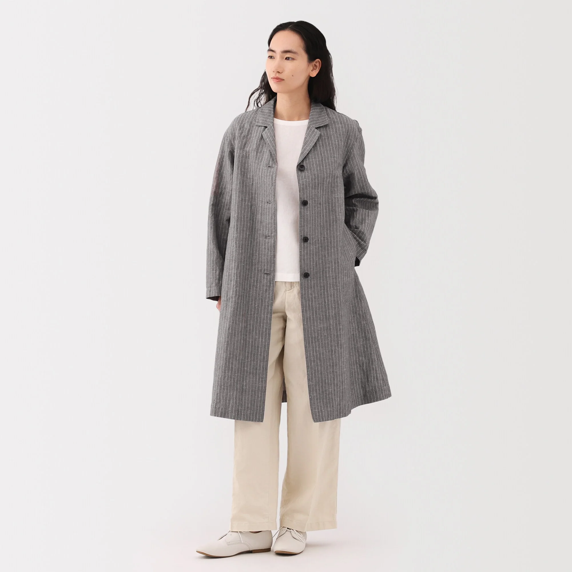 Women's Hemp Cotton Coat - Image 21