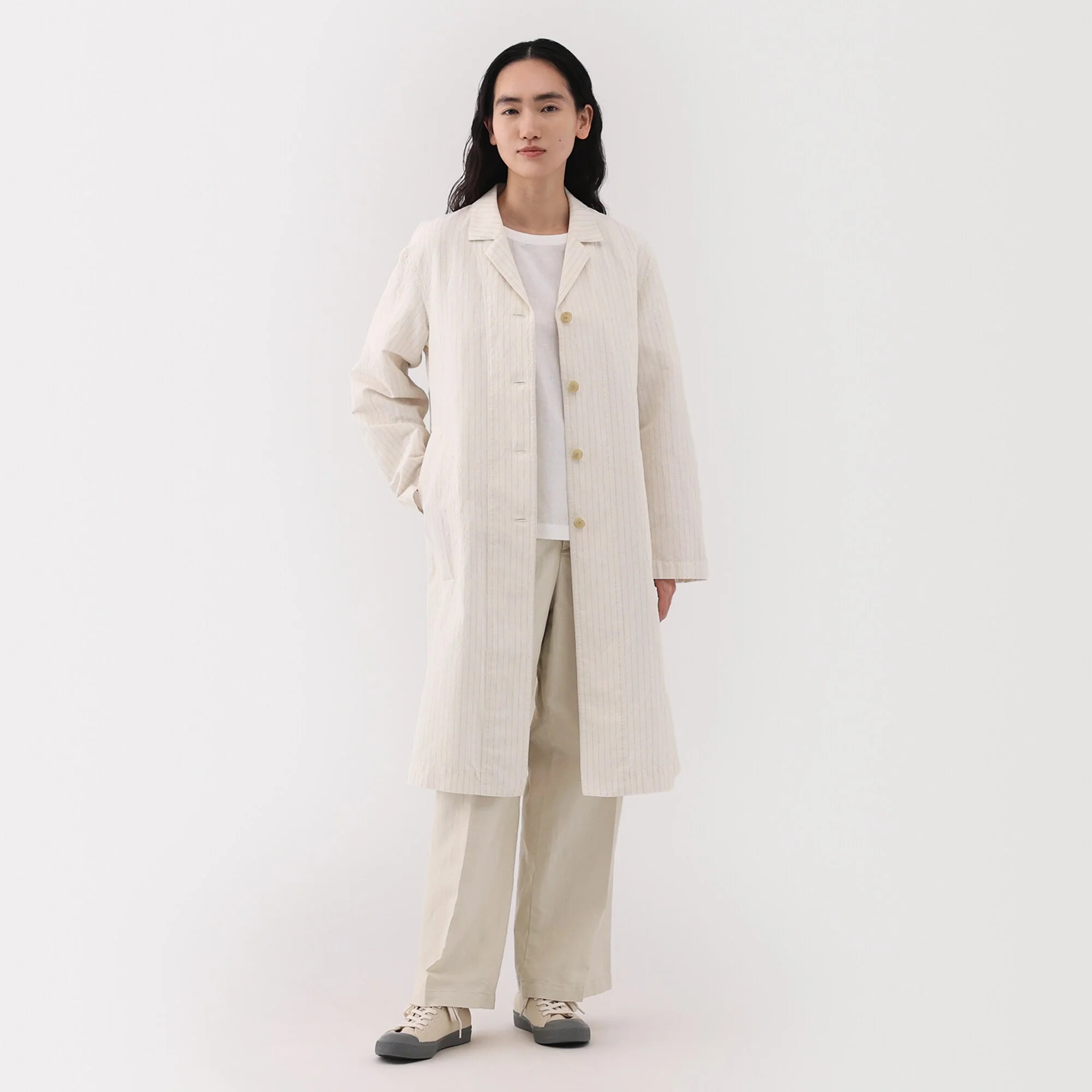 Women's Hemp Cotton Coat - Image 3
