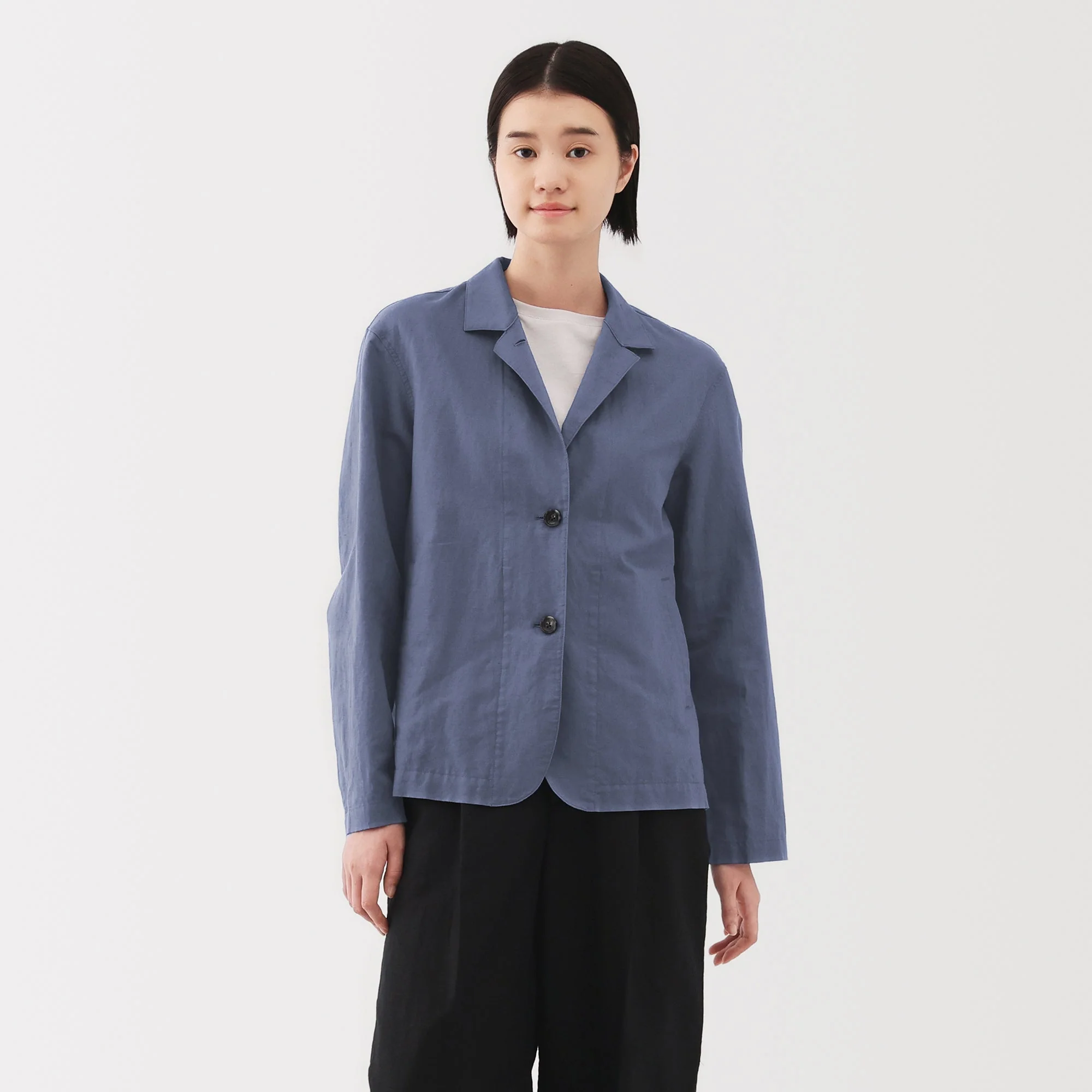Women's Hemp Cotton Shirt Jacket - Image 12
