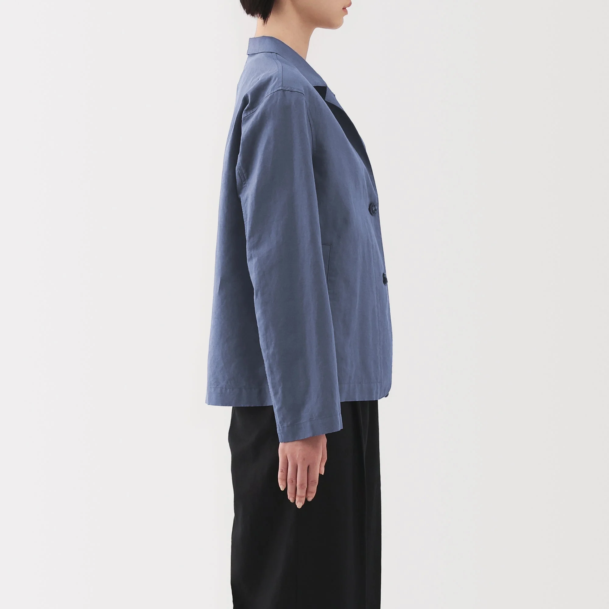 Women's Hemp Cotton Shirt Jacket - Image 14