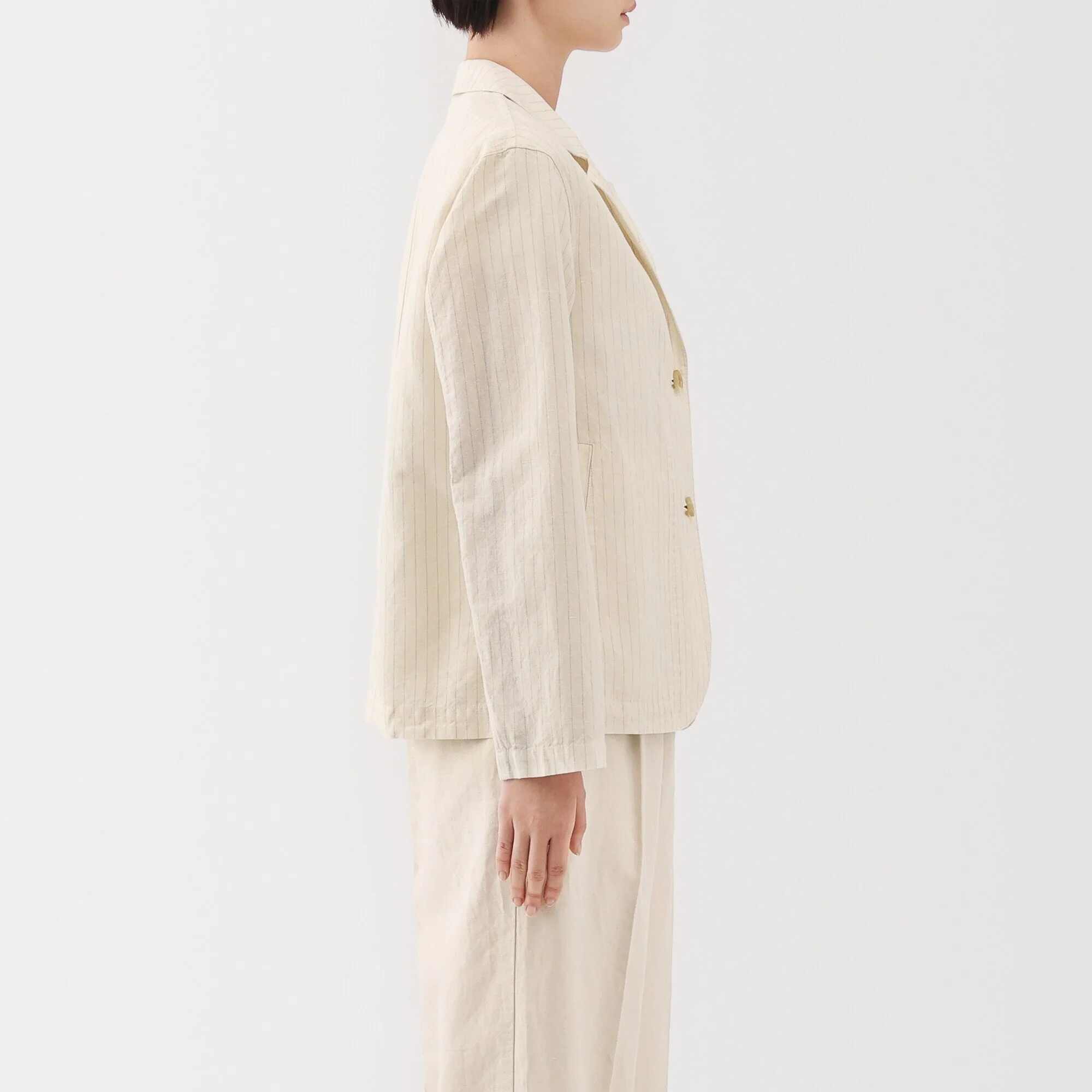 Women's Hemp Cotton Shirt Jacket - Image 23