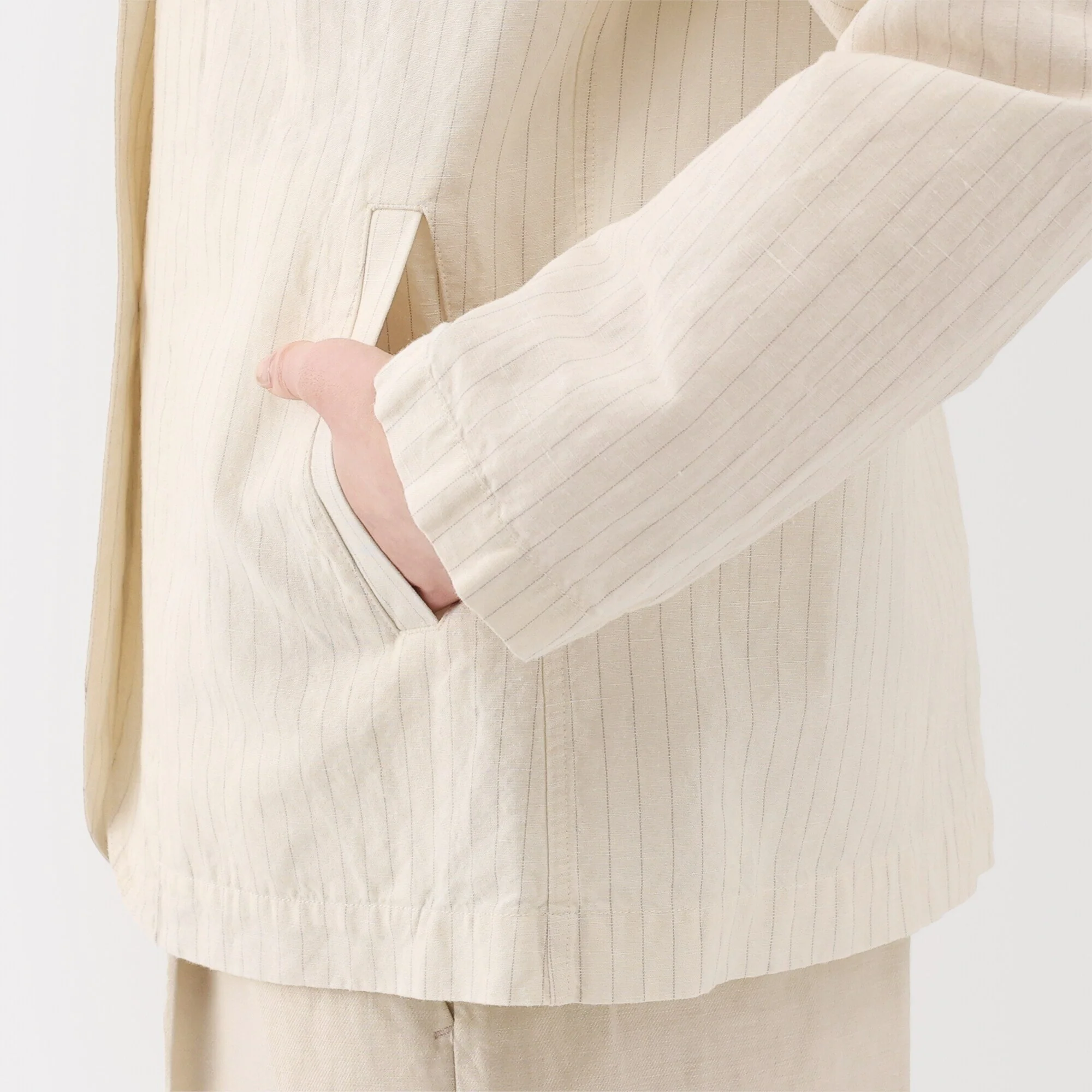 Women's Hemp Cotton Shirt Jacket - Image 26
