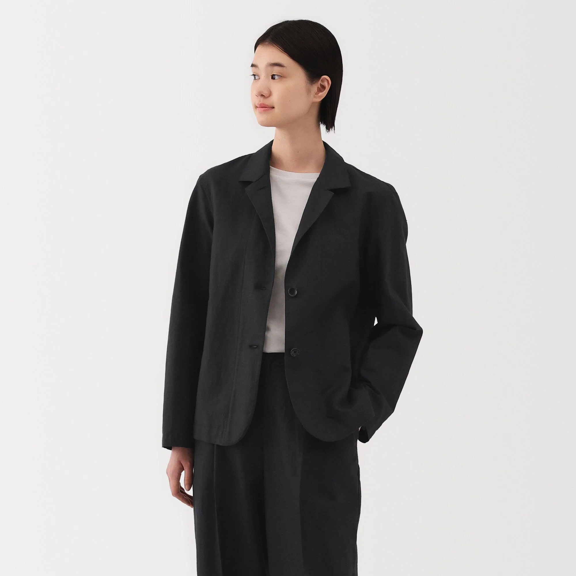 Women's Hemp Cotton Shirt Jacket - Image 3