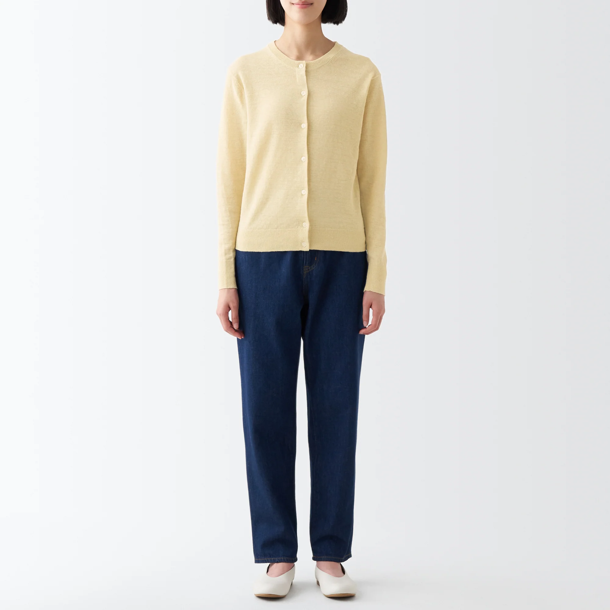 Women's Hemp Crew Neck Cardigan - Image 31