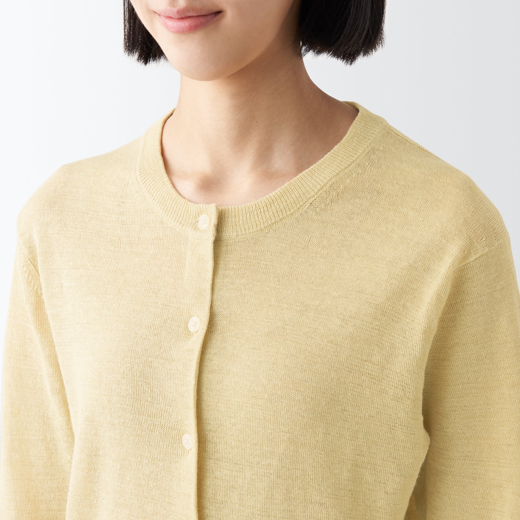 Women's Hemp Crew Neck Cardigan - Image 34