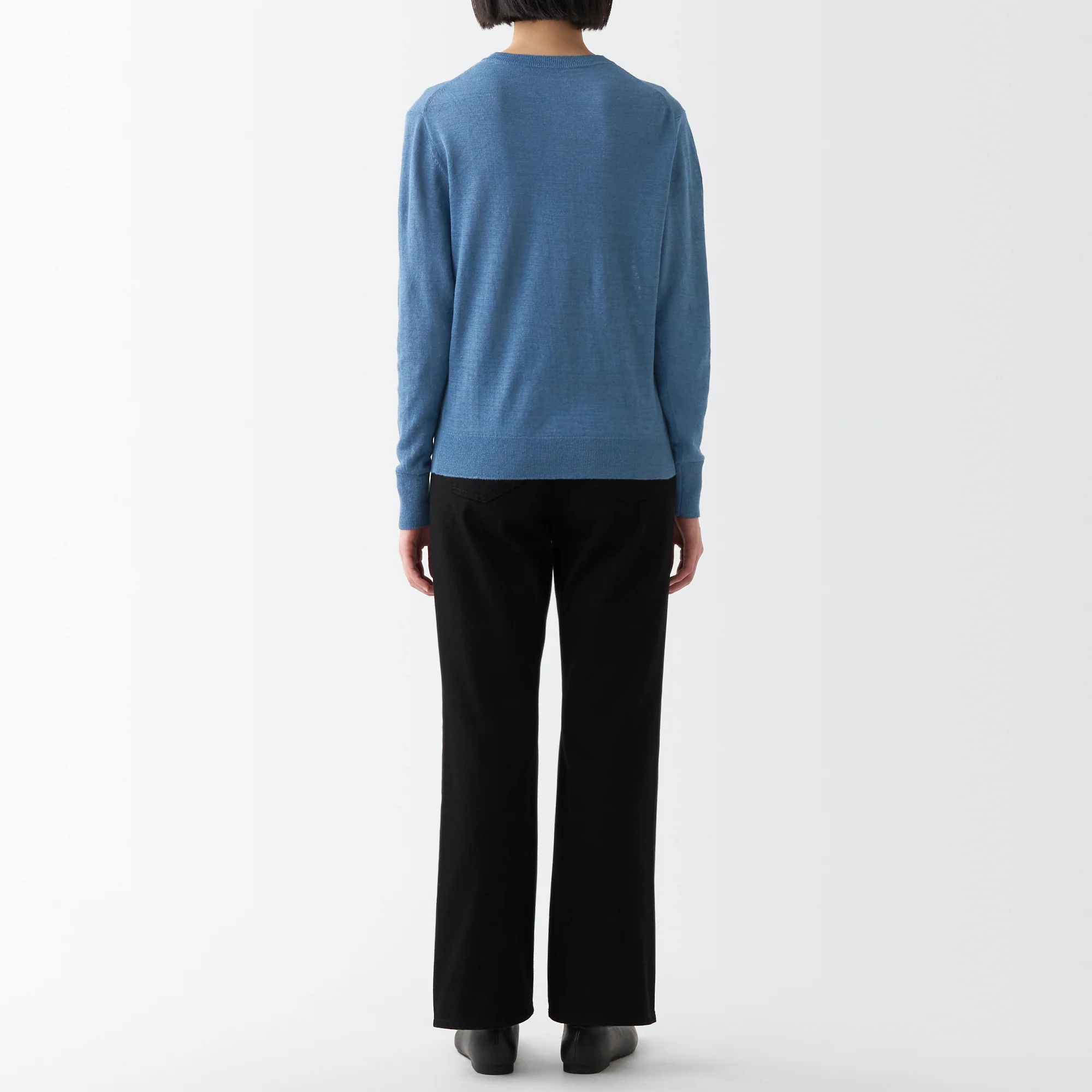 Women's Hemp Crew Neck Cardigan - Image 5