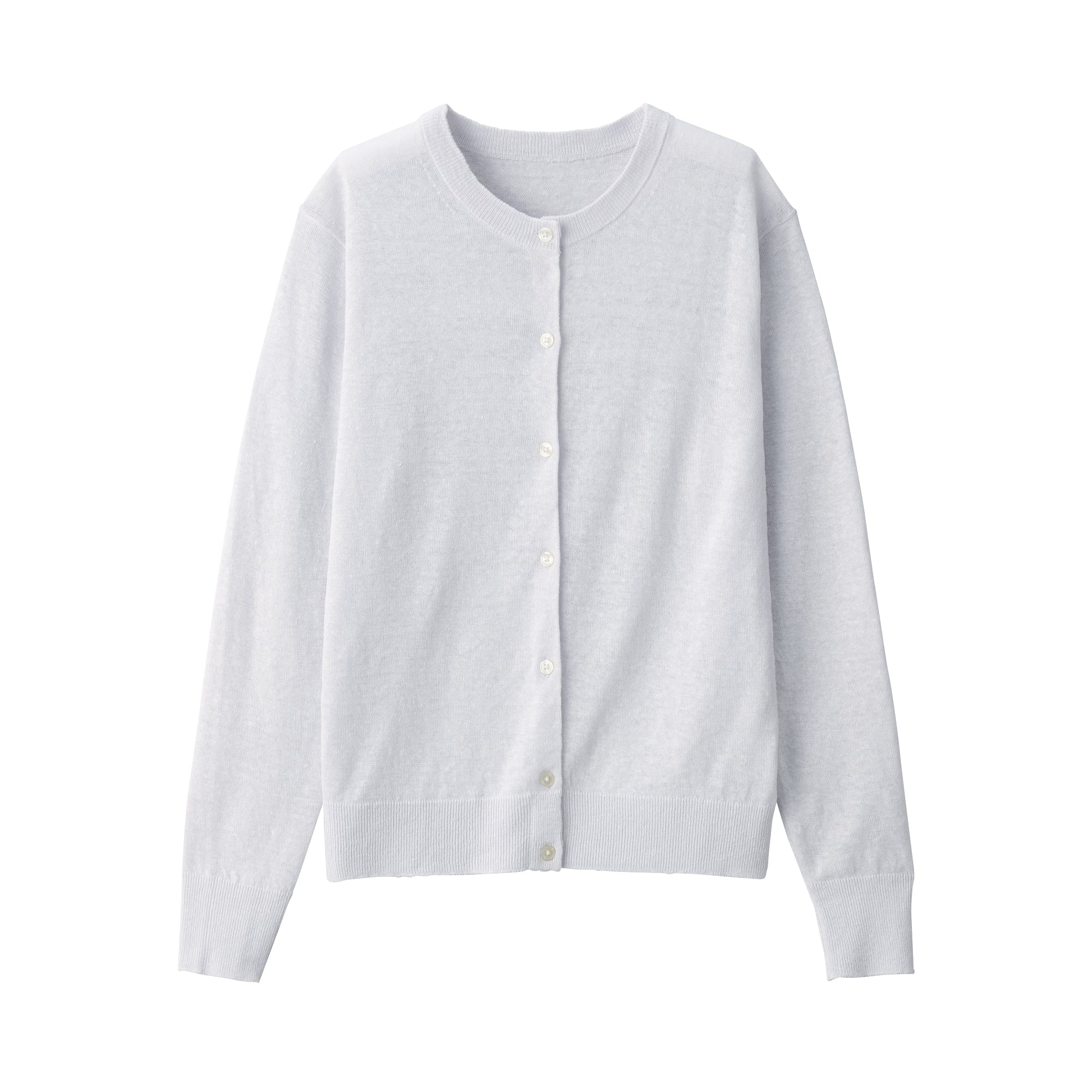 Women's Hemp Crew Neck Cardigan - Image 9