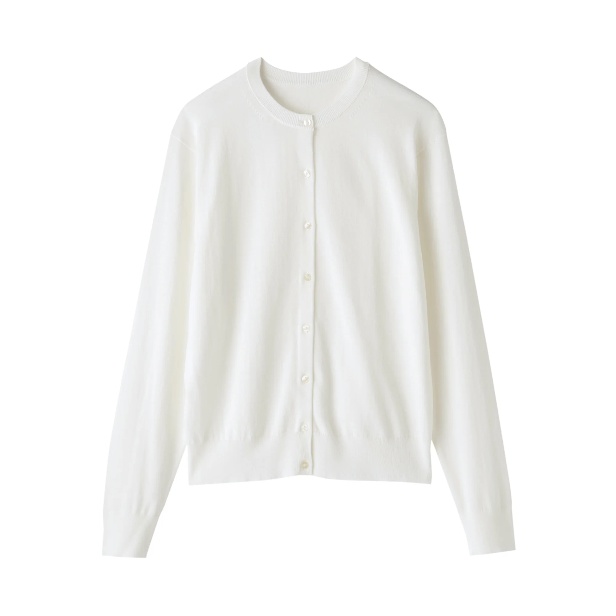 Women's High Twist Crewneck Cardigan - Image 10