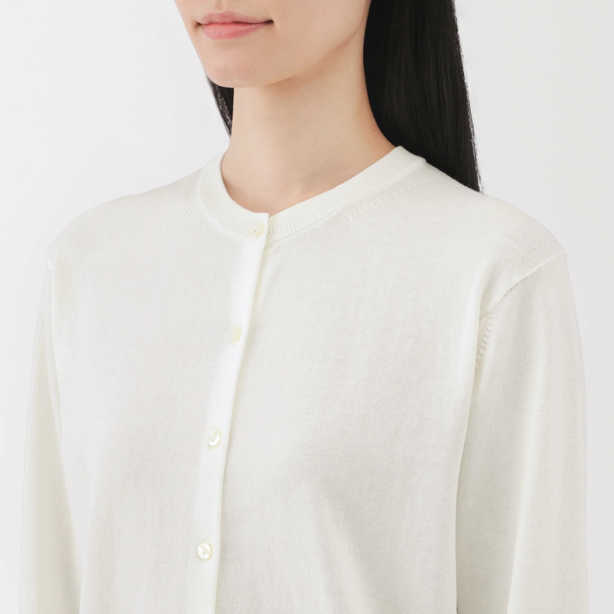 Women's High Twist Crewneck Cardigan - Image 15