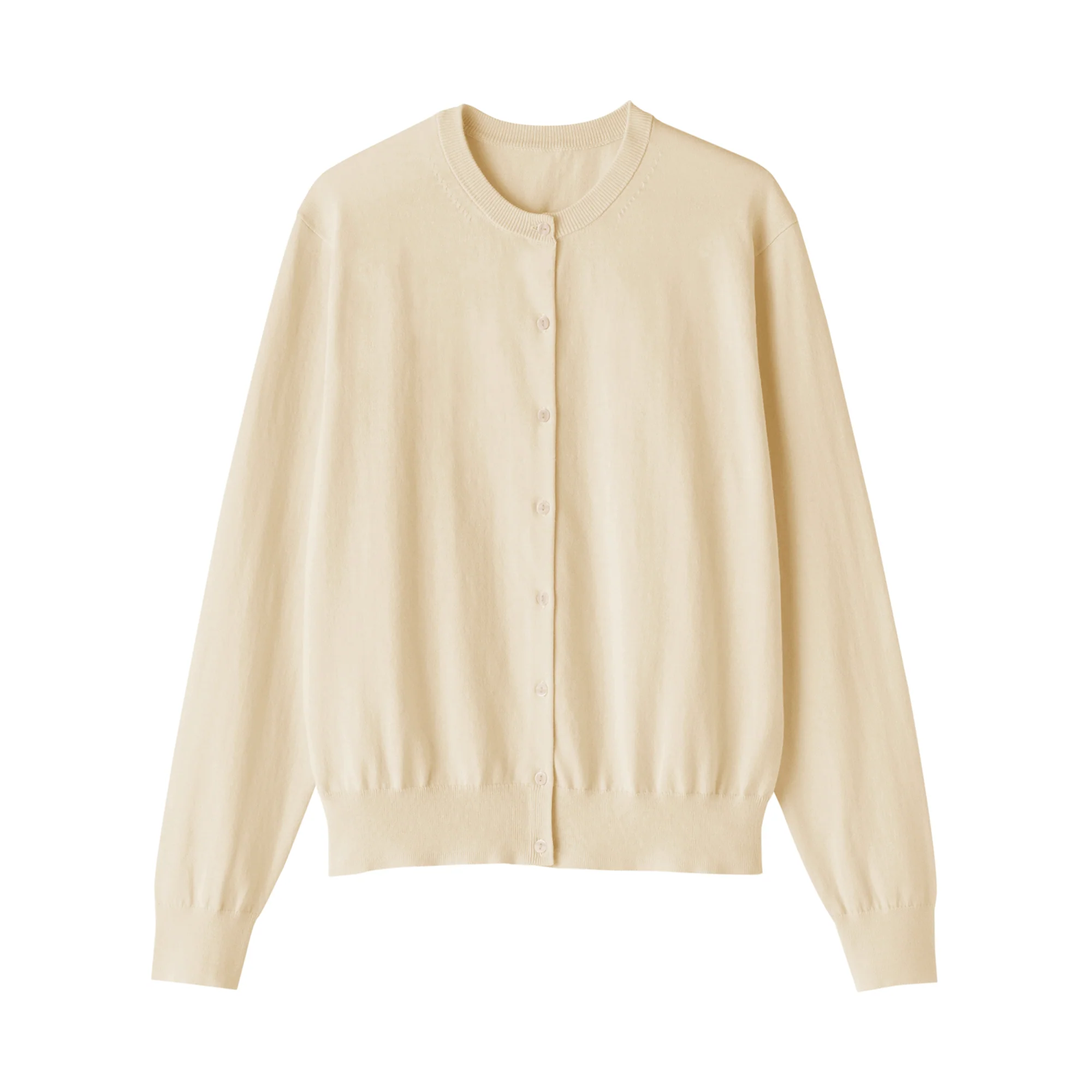 Women's High Twist Crewneck Cardigan - Image 2