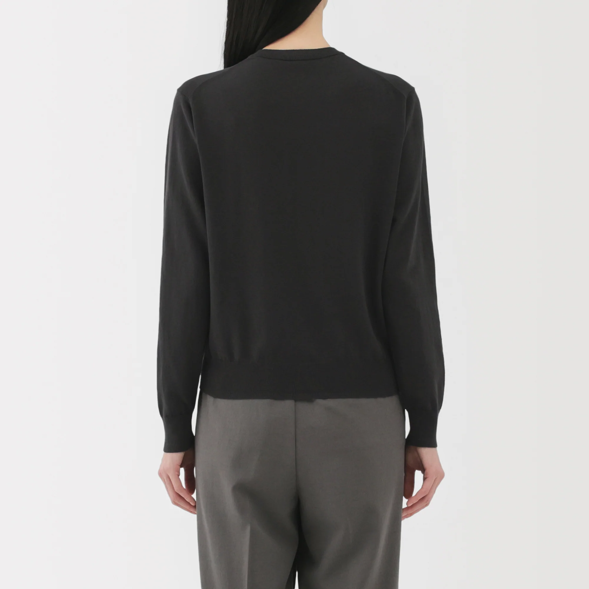 Women's High Twist Crewneck Cardigan - Image 22