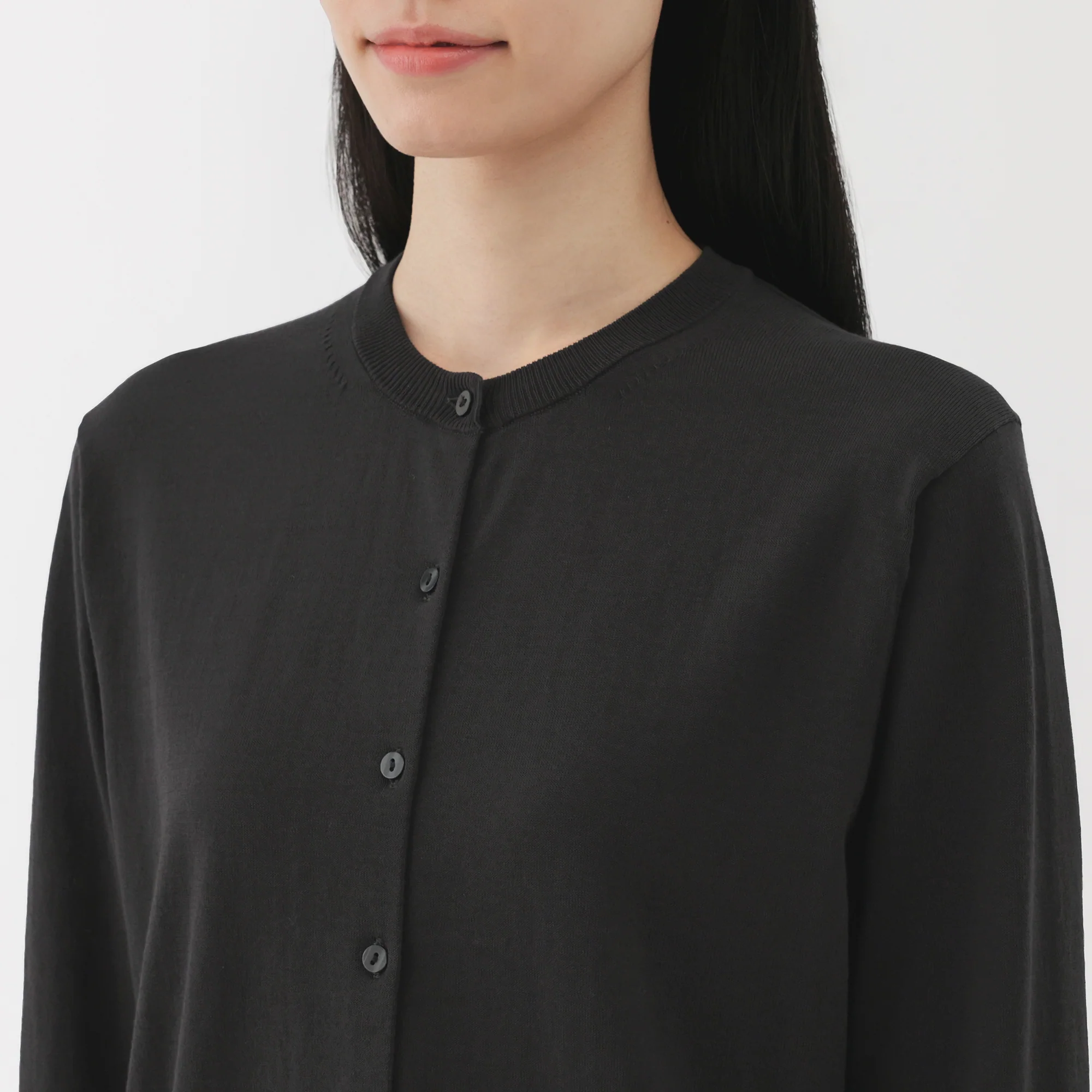 Women's High Twist Crewneck Cardigan - Image 23