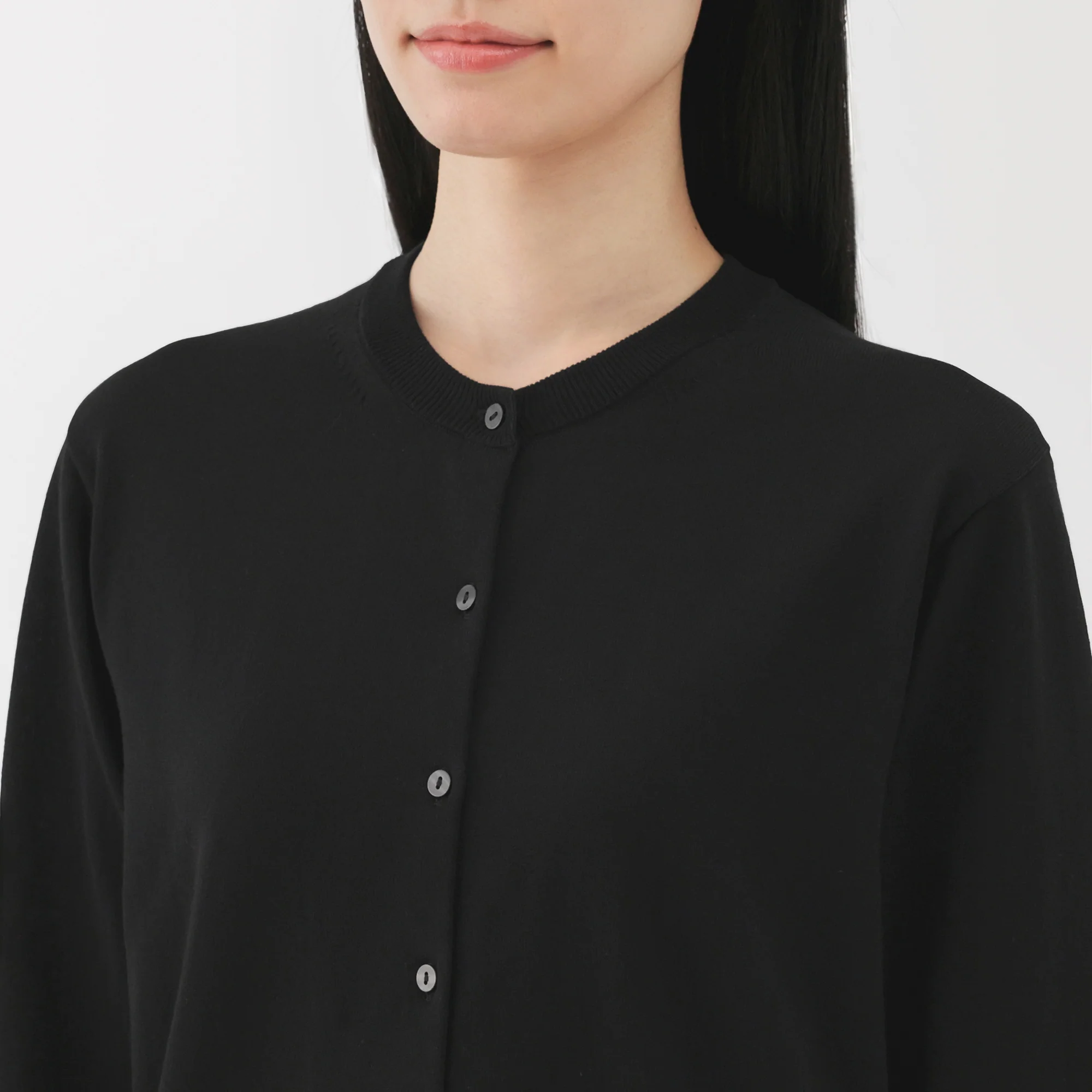Women's High Twist Crewneck Cardigan - Image 31