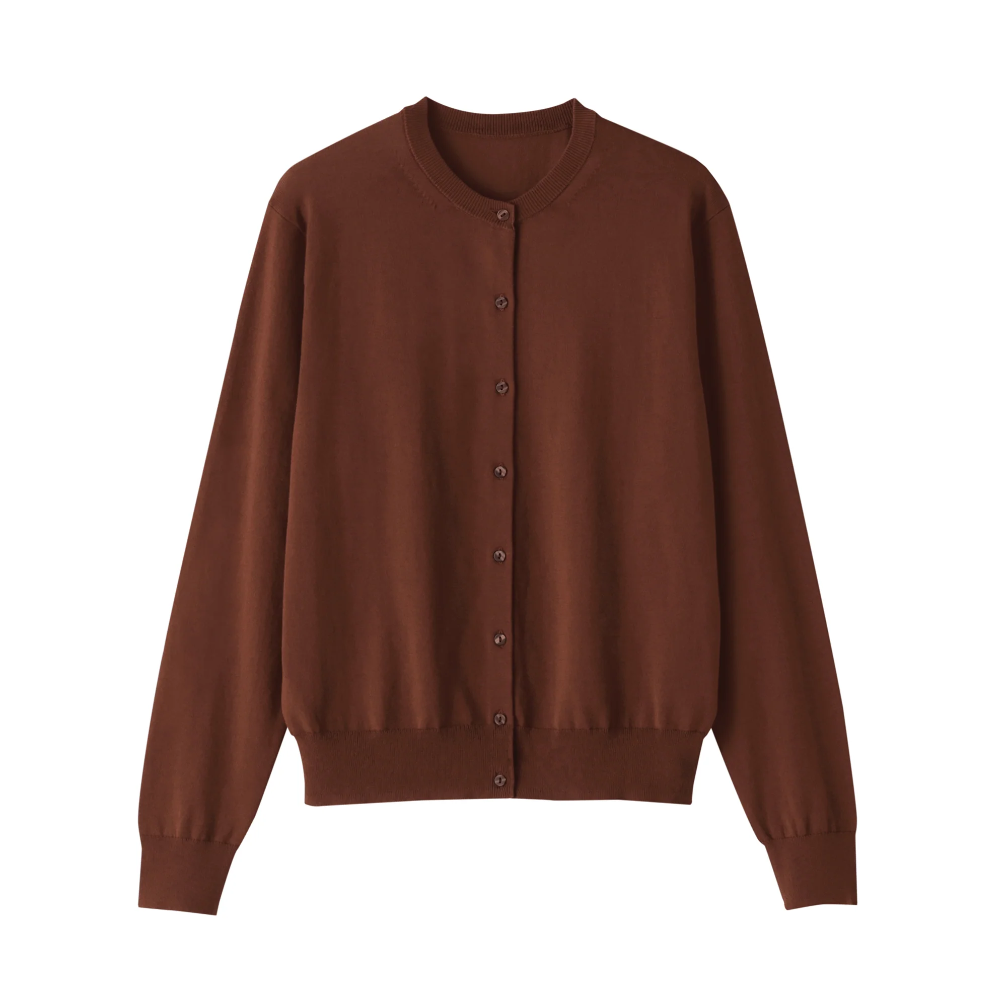 Women's High Twist Crewneck Cardigan - Image 42
