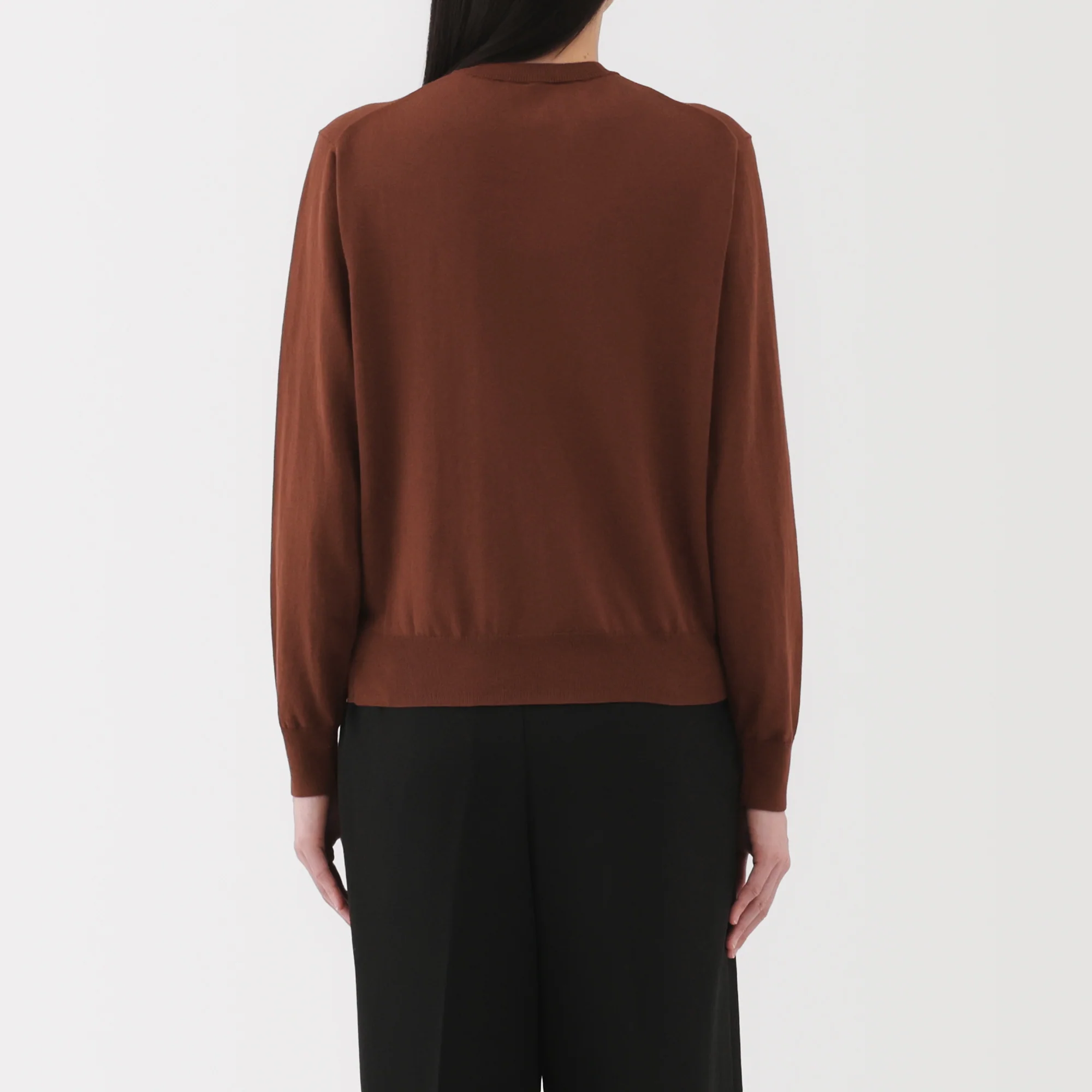 Women's High Twist Crewneck Cardigan - Image 46