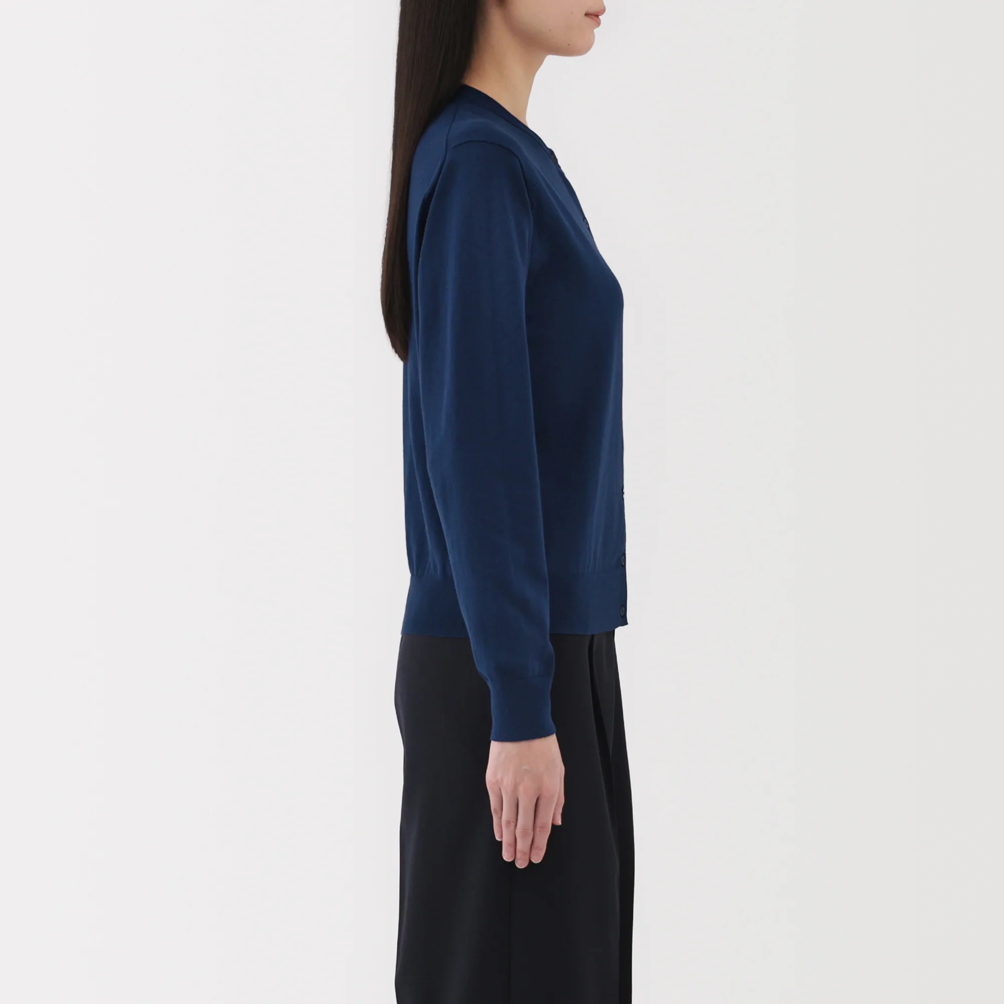 Women's High Twist Crewneck Cardigan - Image 53