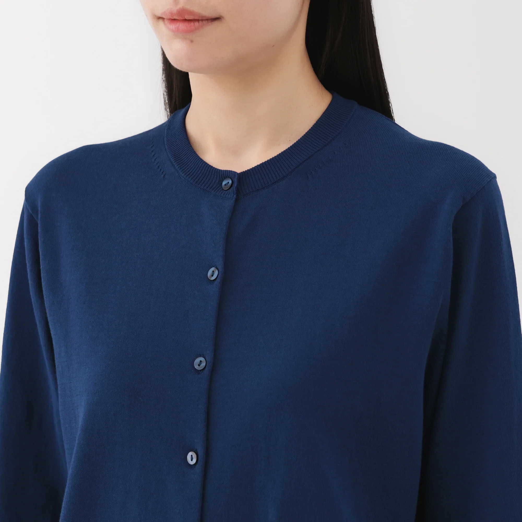 Women's High Twist Crewneck Cardigan - Image 55