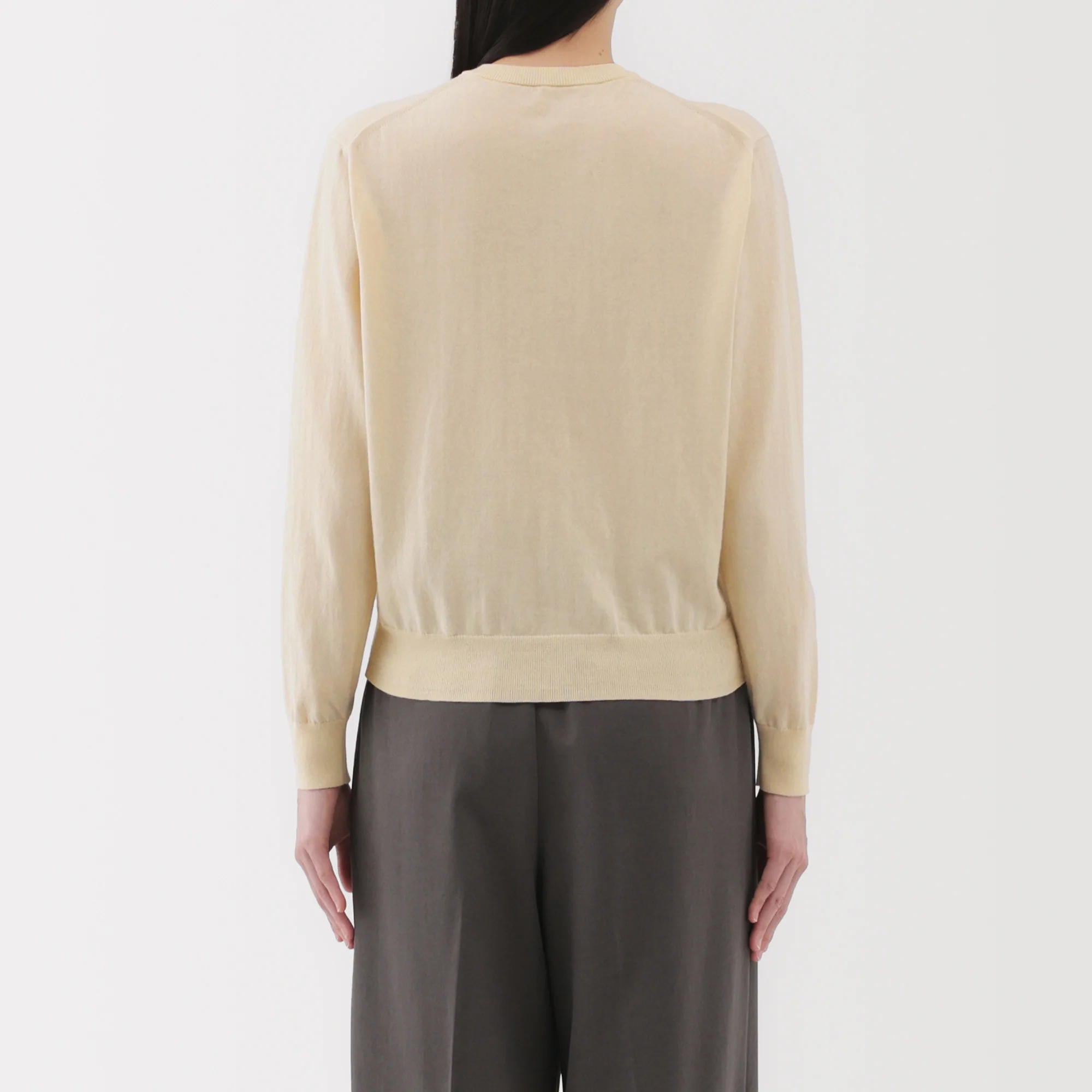 Women's High Twist Crewneck Cardigan - Image 6