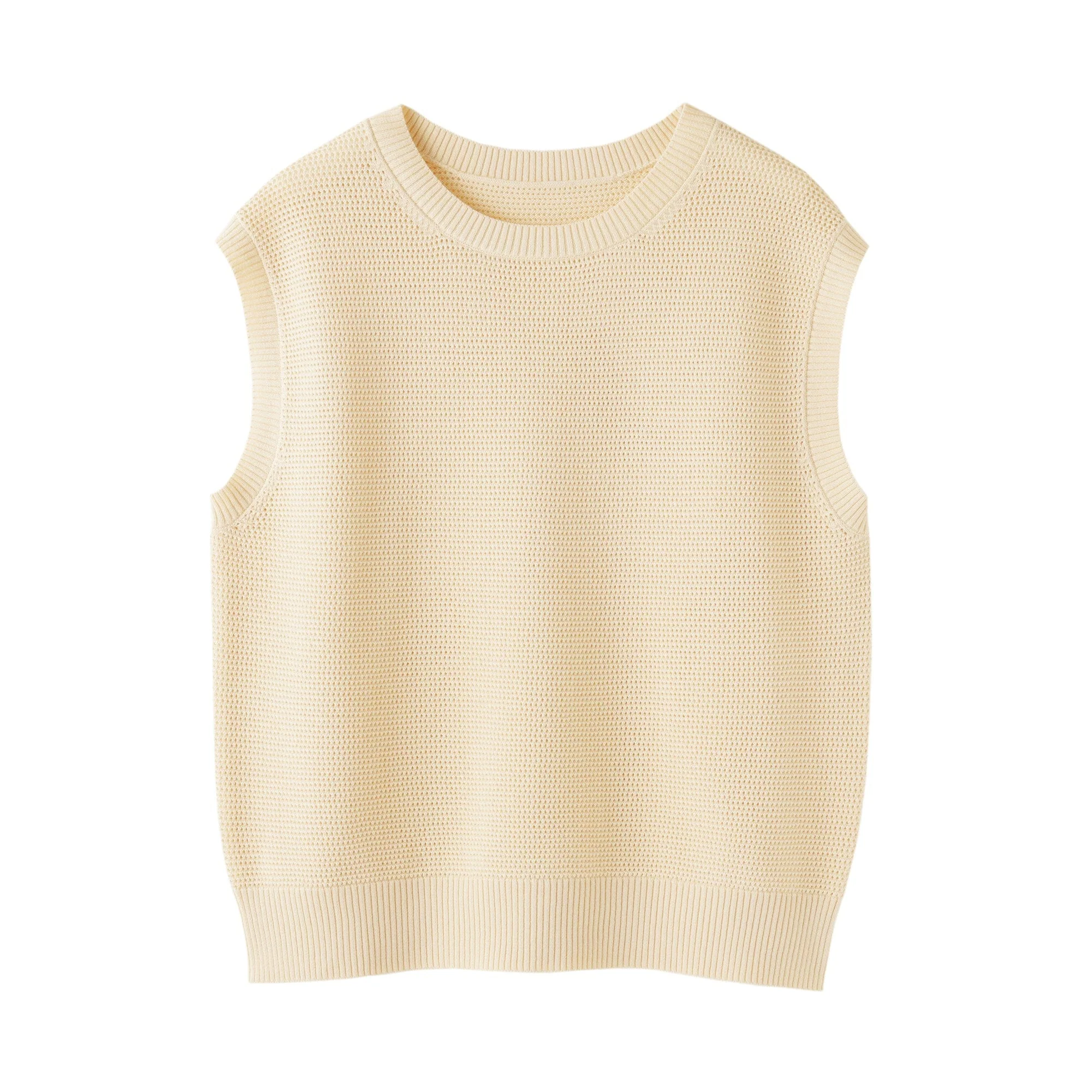 Women's High Twisted Yarn Mesh French Sleeve Sweater - Image 23